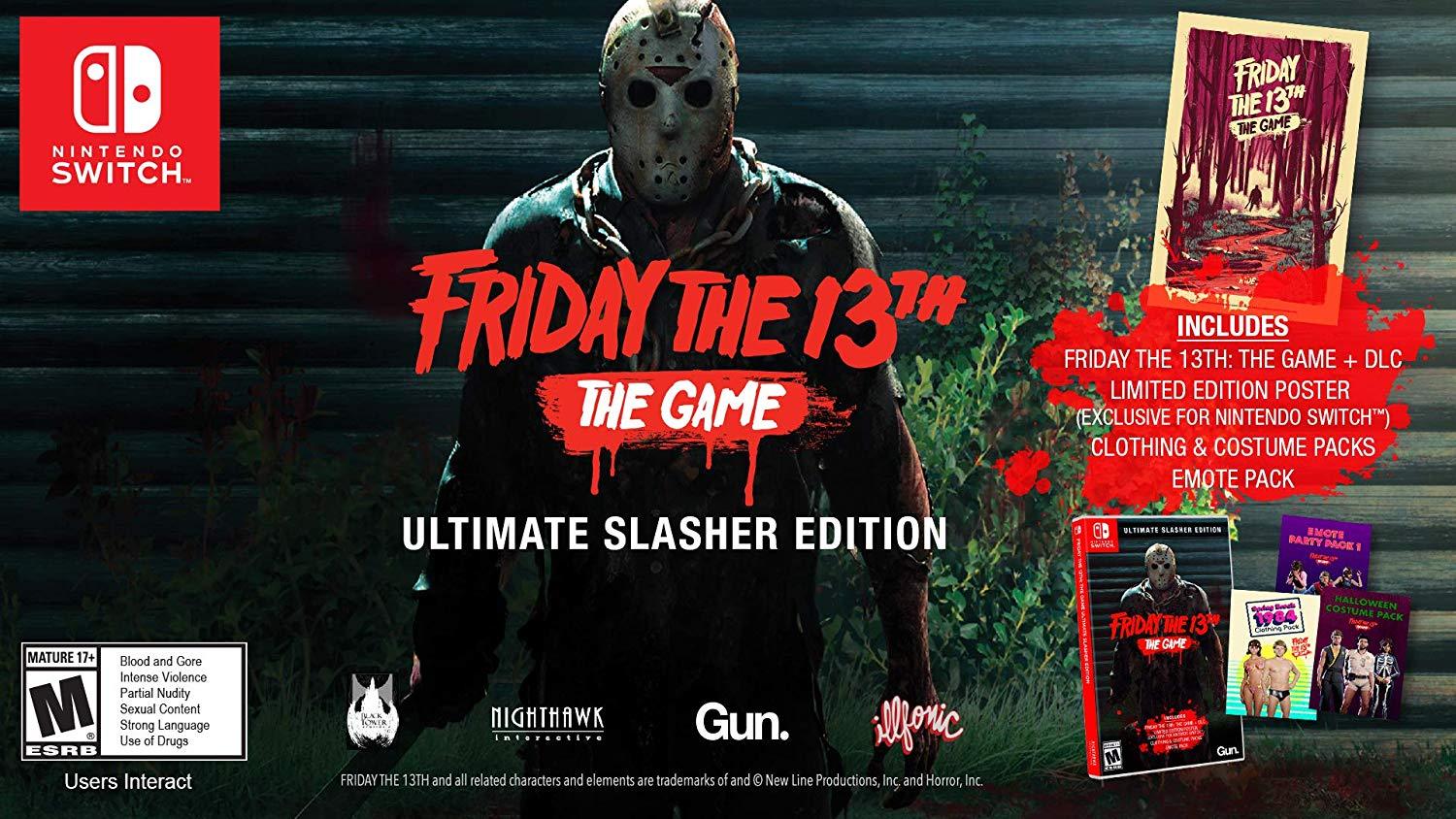 Friday The 13th: The Game (Ultimate Slasher Edition) - (NSW) Nintendo Switch [Pre-Owned] Video Games Gun   