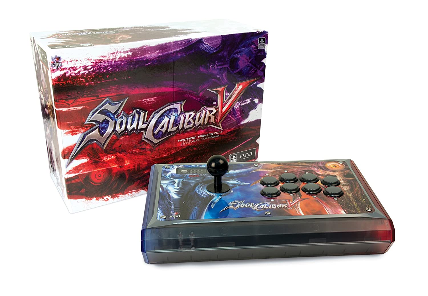 Mad Catz SoulCalibur V Arcade FightStick SOUL Edition - Playstation 3 Accessories Mad Catz   