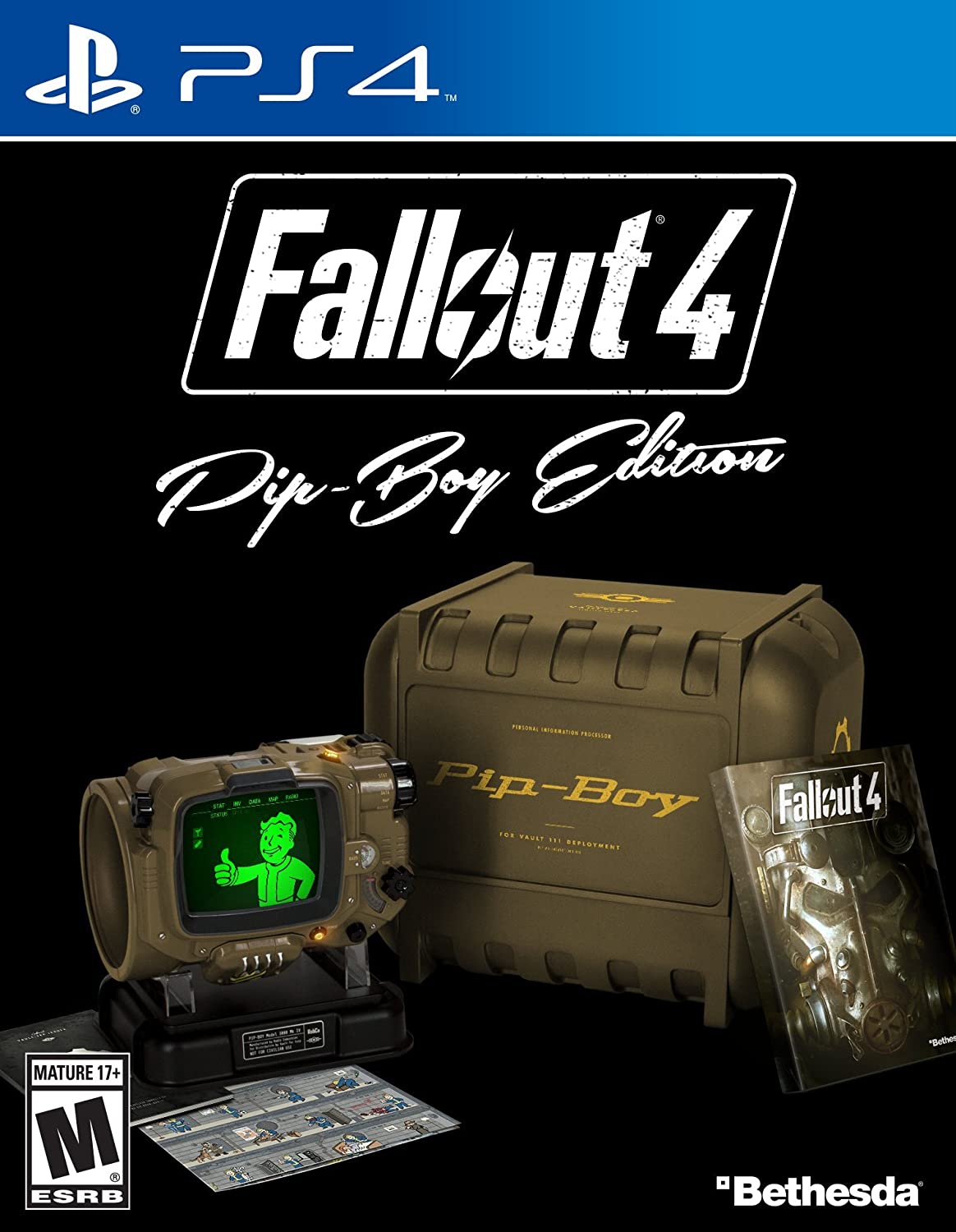 Fallout 4 (Pip-Boy Edition) - (PS4) PlayStation 4 Video Games Bethesda Softworks   