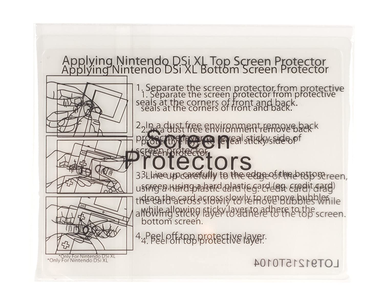 Nintendo DSi XL Official Nintendo Screen Protectors (NDS) Nintendo DS Accessories Power A   