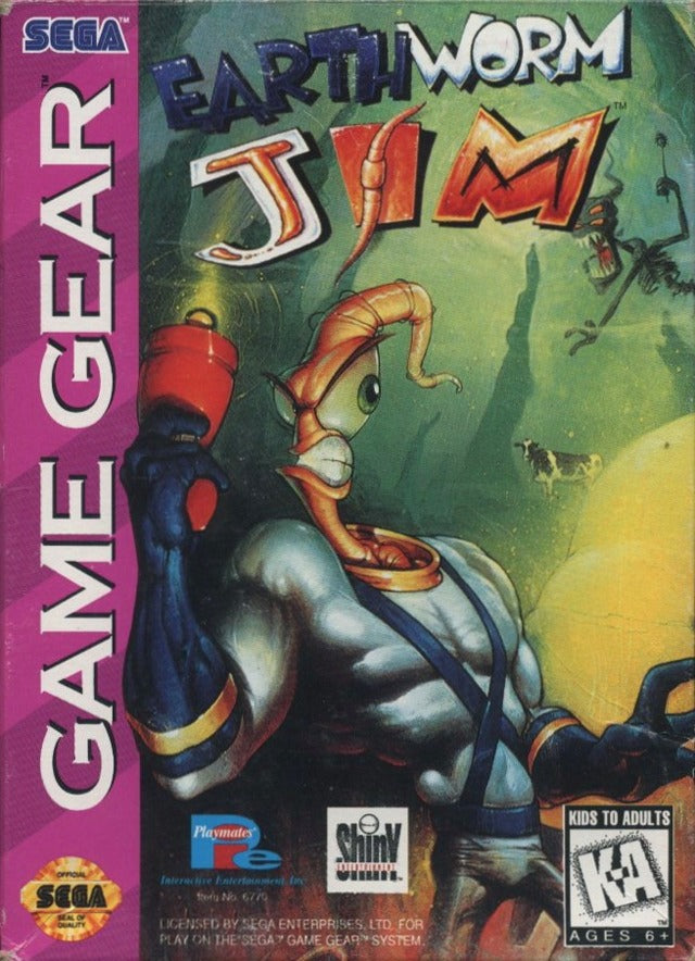 Earthworm Jim - (SGG) SEGA GameGear [Pre-Owned] Video Games Playmates   