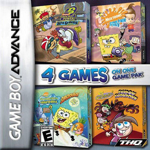 Nickelodeon Vol. 1 4-Pack - (GBA) Game Boy Advance [Pre-Owned] Video Games THQ   