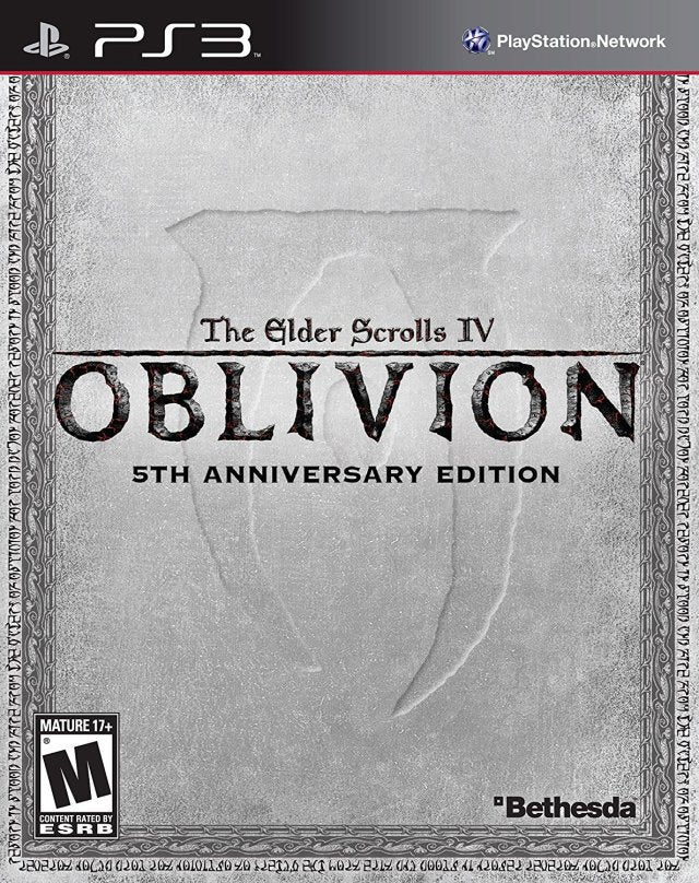 The Elder Scrolls IV: Oblivion (5th Anniversary Edition) - (PS3) PlayStation 3 [Pre-Owned] Video Games Bethesda Softworks   