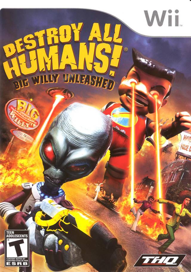 Destroy All Humans! Big Willy Unleashed - Nintendo Wii Video Games THQ   