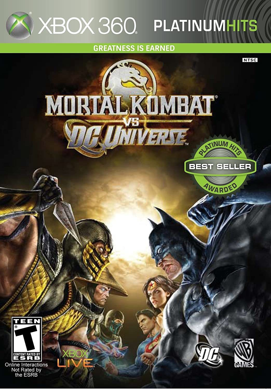 Mortal Kombat vs. DC Universe (Platinum Hits) - Xbox 360 [Pre-Owned] Video Games Midway   