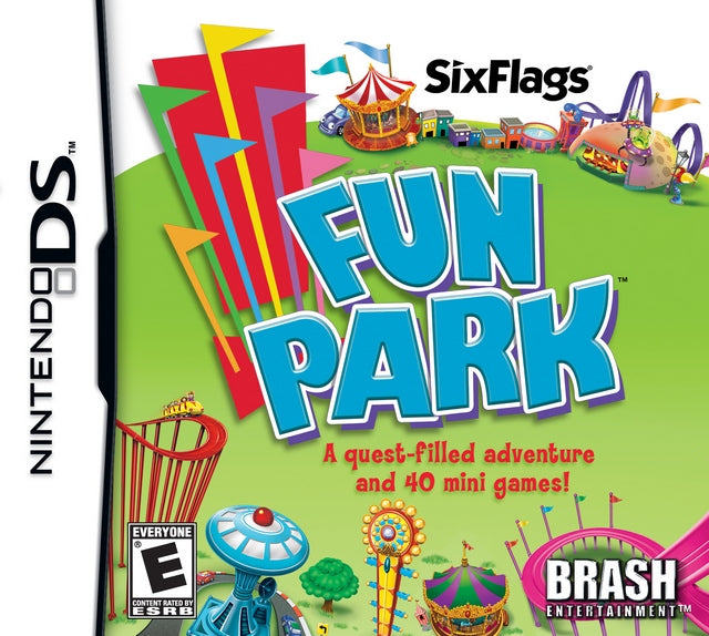 Six Flags Fun Park - (NDS) Nintendo DS [Pre-Owned] Video Games Brash Entertainment   