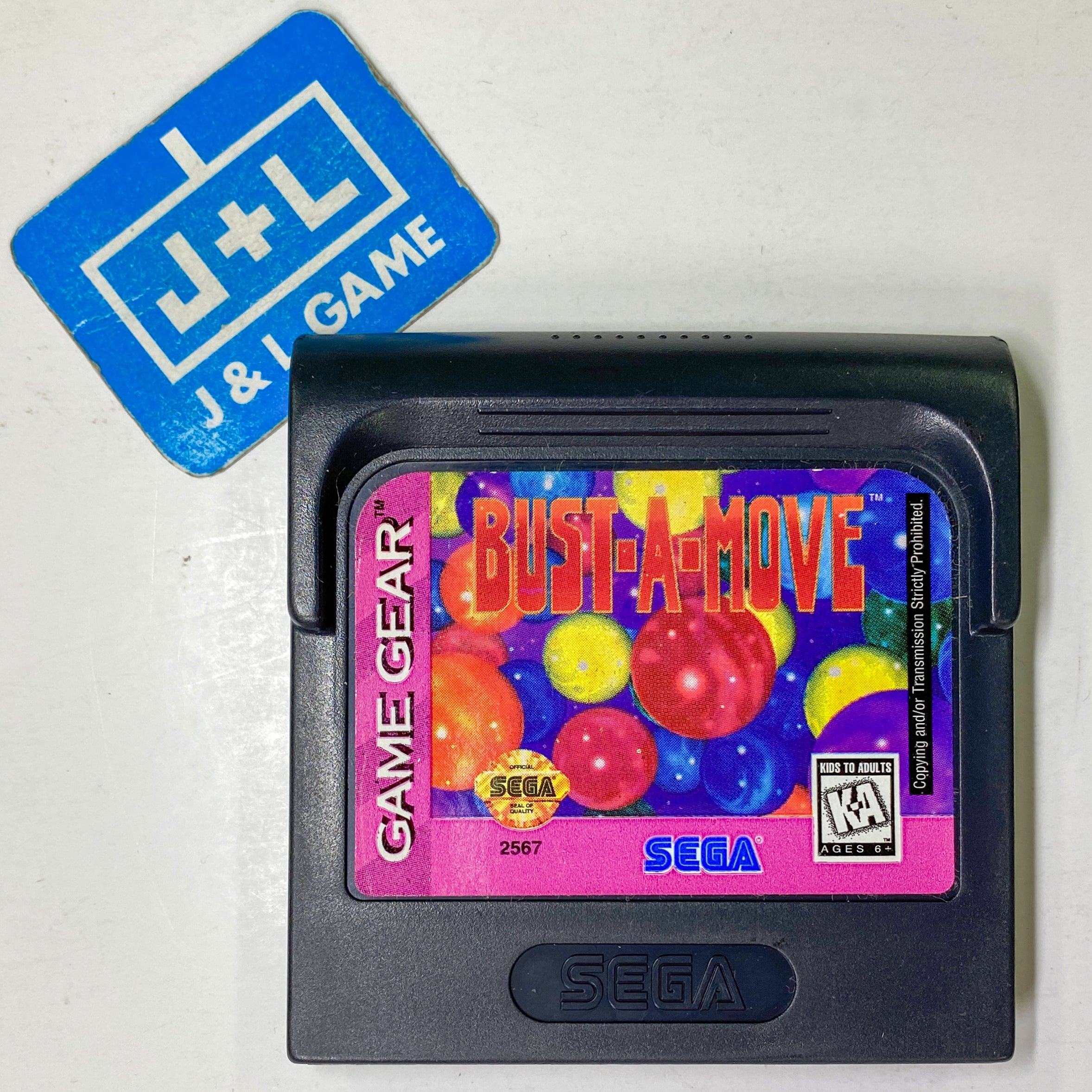 game gear cartridge Bust a Move