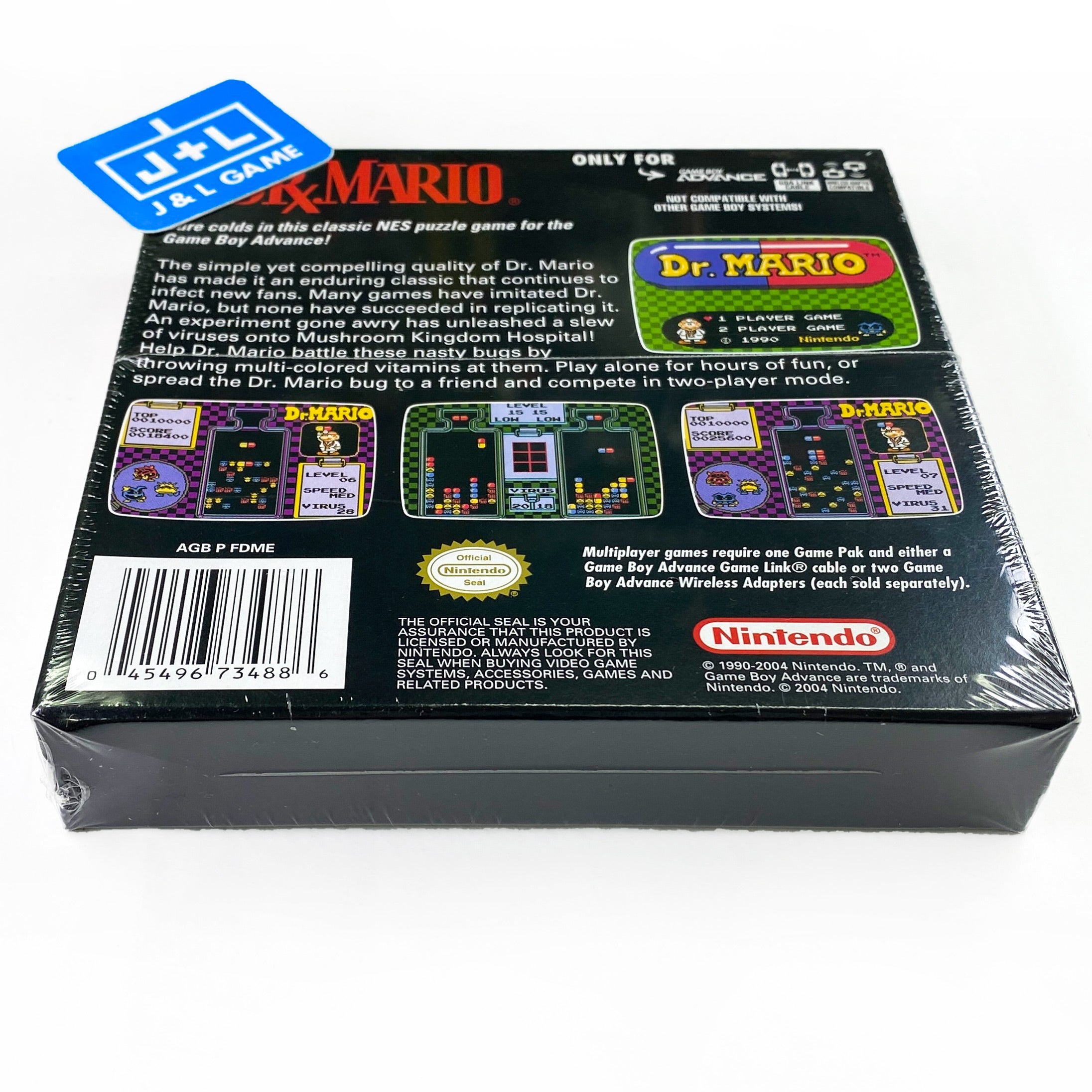 Classic NES Series: Dr. Mario - (GBA) Game Boy Advance Video Games Nintendo   