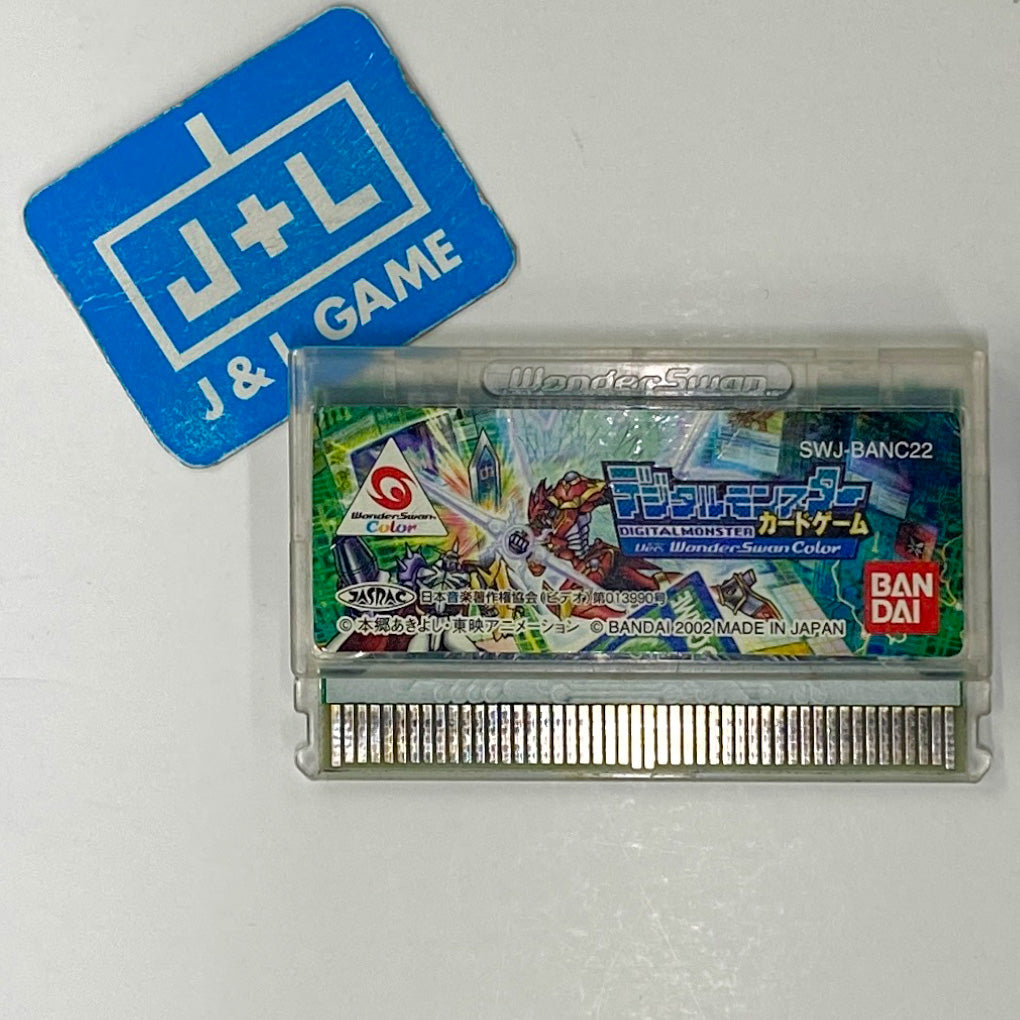 digimon card game wonderswan Digital Monsters Card Game Ver. WonderSwan Color