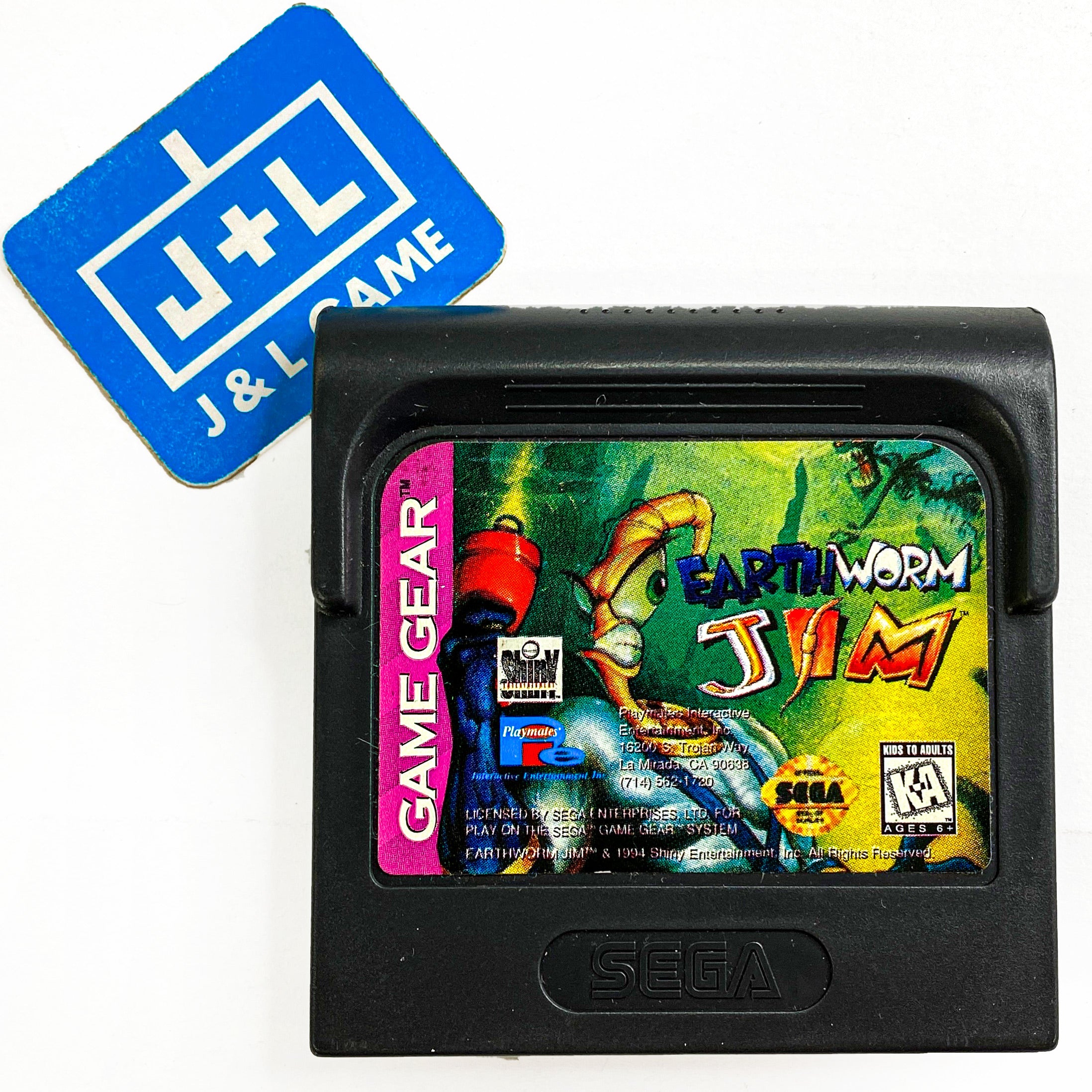 Earthworm Jim - (SGG) SEGA GameGear [Pre-Owned] Video Games Playmates   