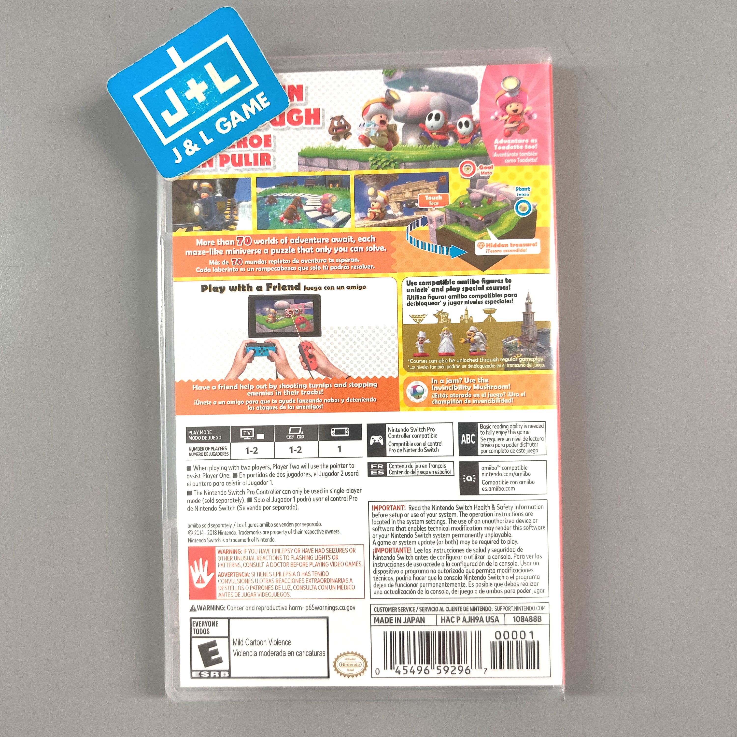 Captain Toad: Treasure Tracker - (NSW) Nintendo Switch Video Games Nintendo   