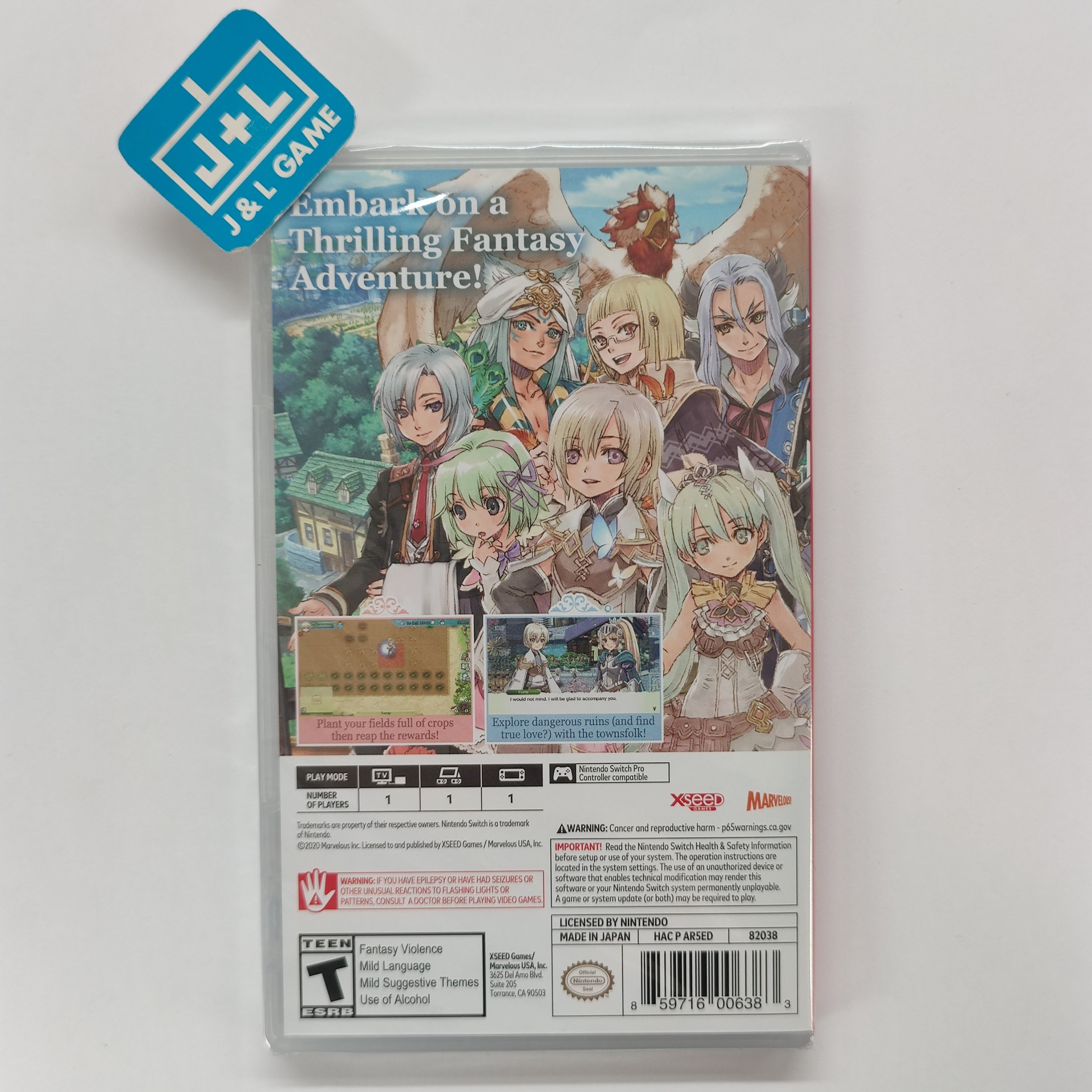Rune Factory 4 Special - (NSW) Nintendo Switch Video Games XSEED Games   