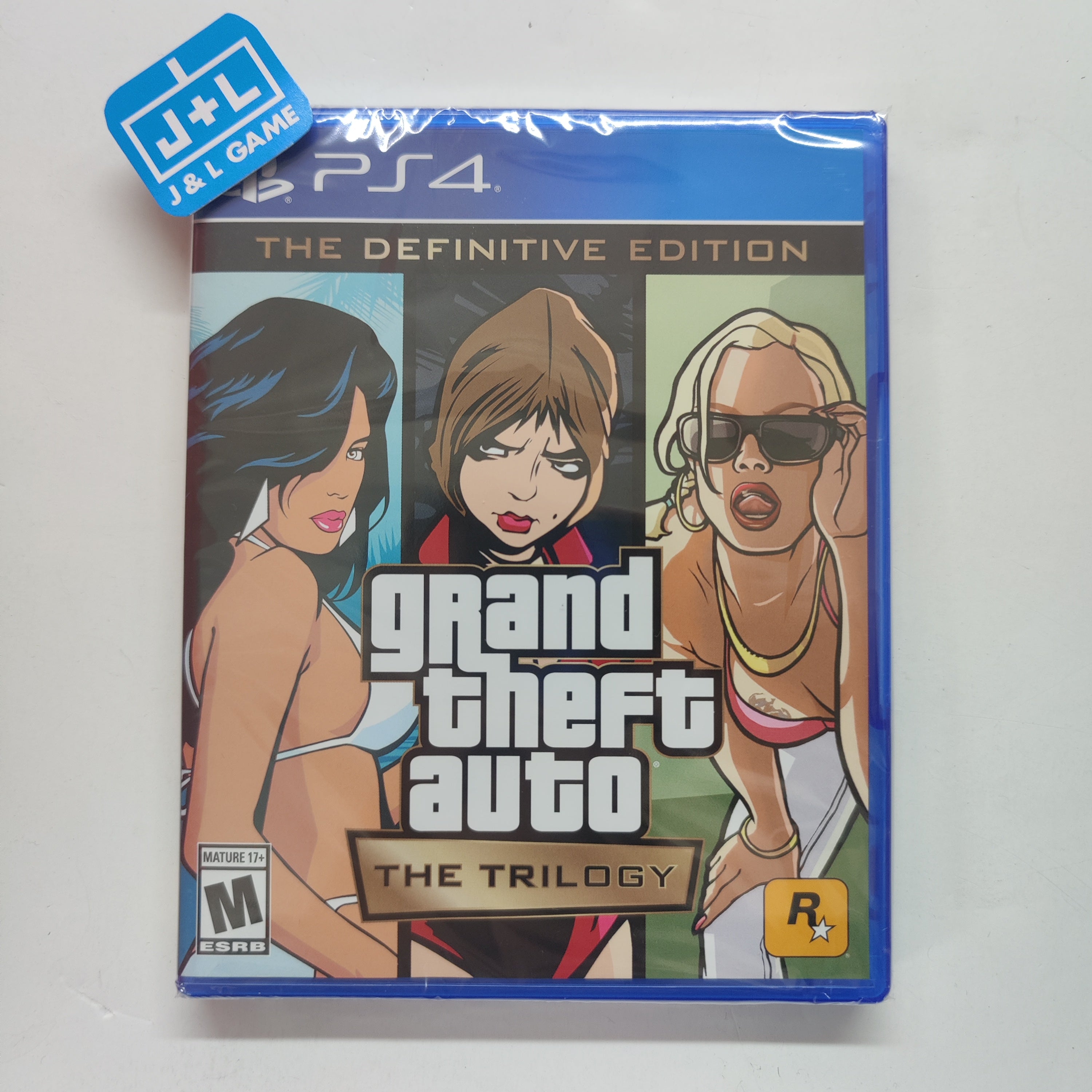 Grand Theft Auto: The Trilogy- The Definitive Edition - (PS4) PlayStation 4 Video Games Rockstar Games   