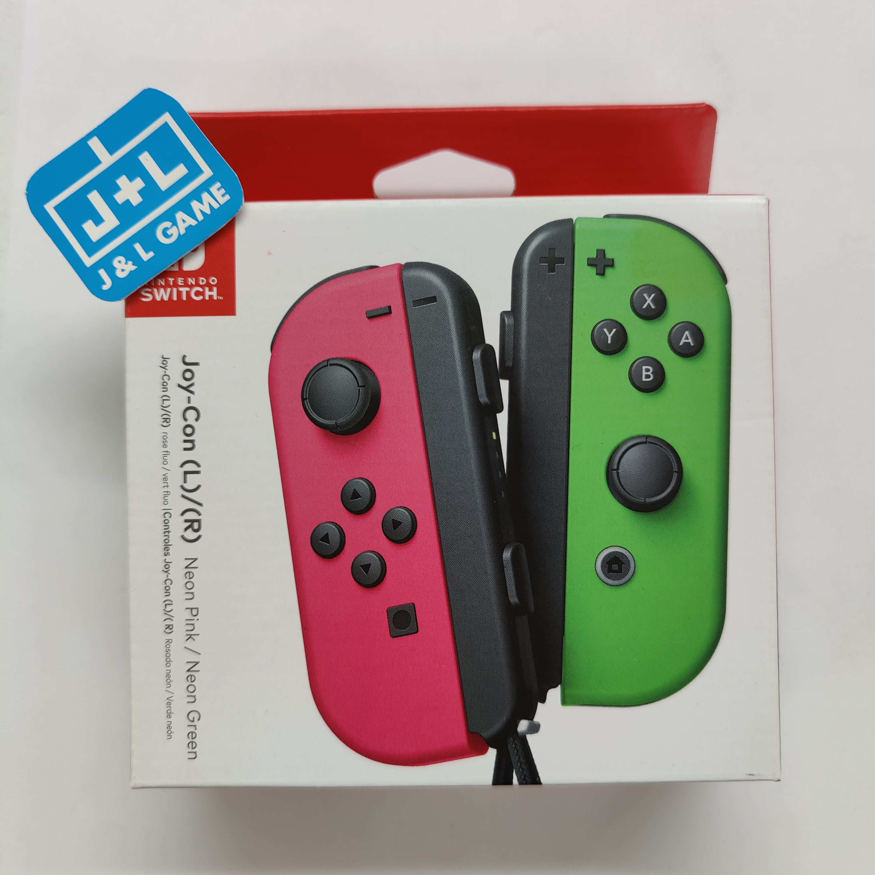 Nintendo Switch Joy-Con (L)/(R) (Neon Pink/Neon Green) - (NSW