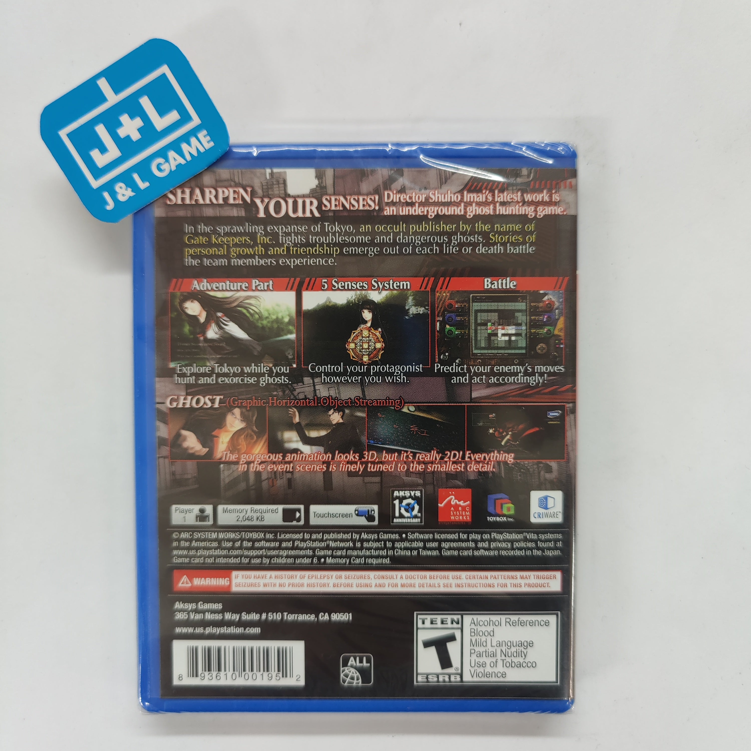 Tokyo Twilight Ghost Hunters -  (PSV) PlayStation Vita Video Games Aksys Games   
