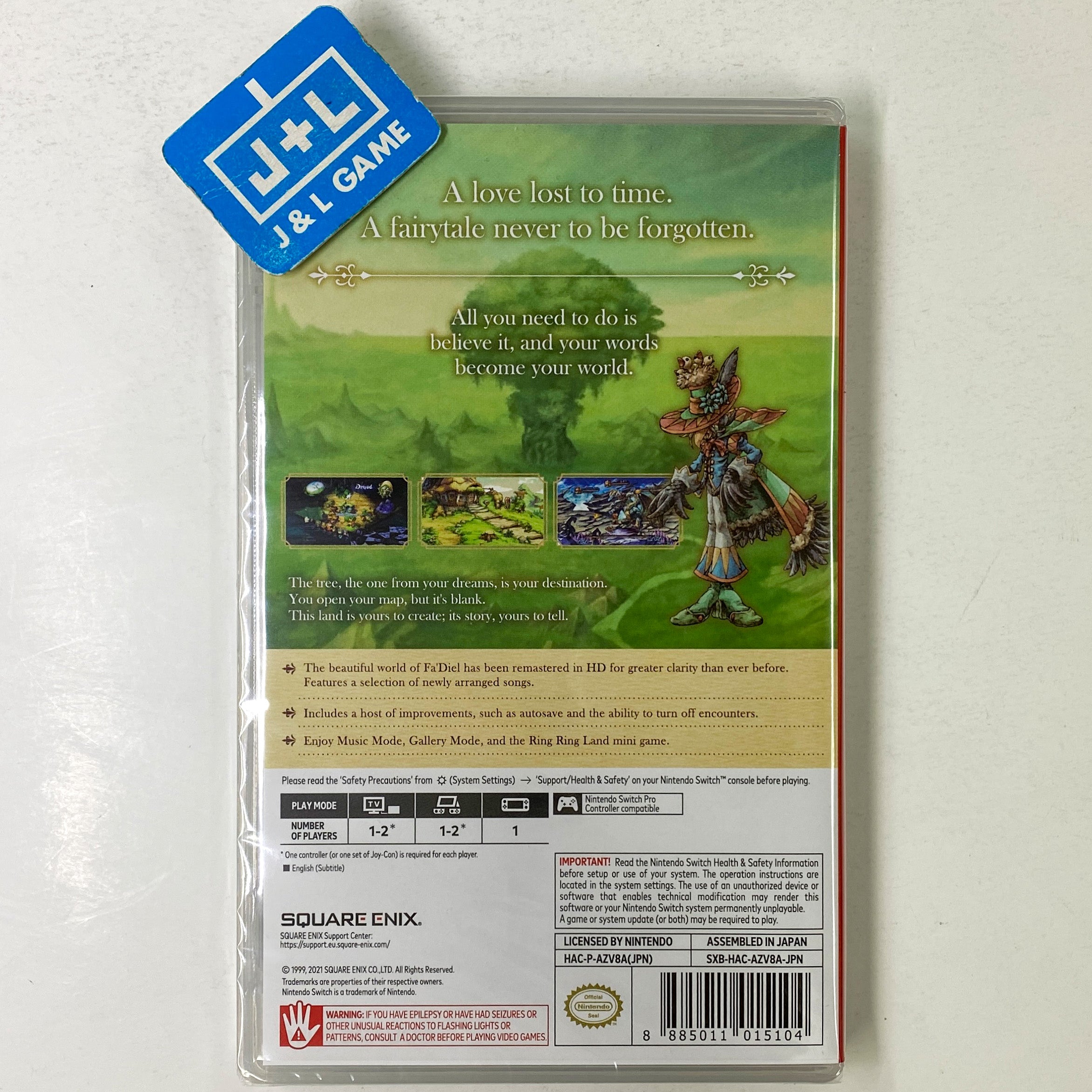 Legend of Mana - (NSW) Nintendo Switch (Japanese Import) Video Games Square Enix   