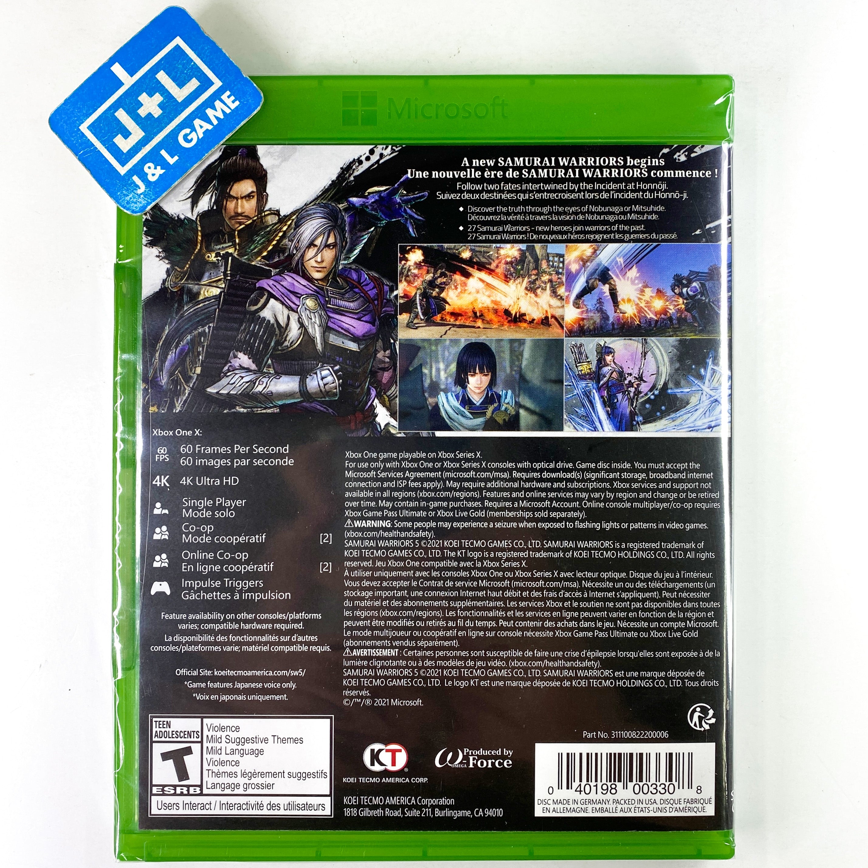 Samurai Warriors 5 - (XB1) Xbox One Video Games KT   
