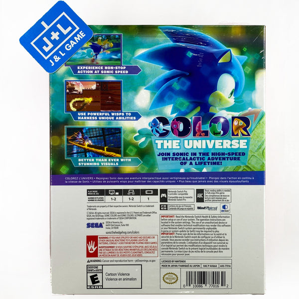 Sonic Colors Ultimate (Launch Edition) - Nintendo Switch – Retro