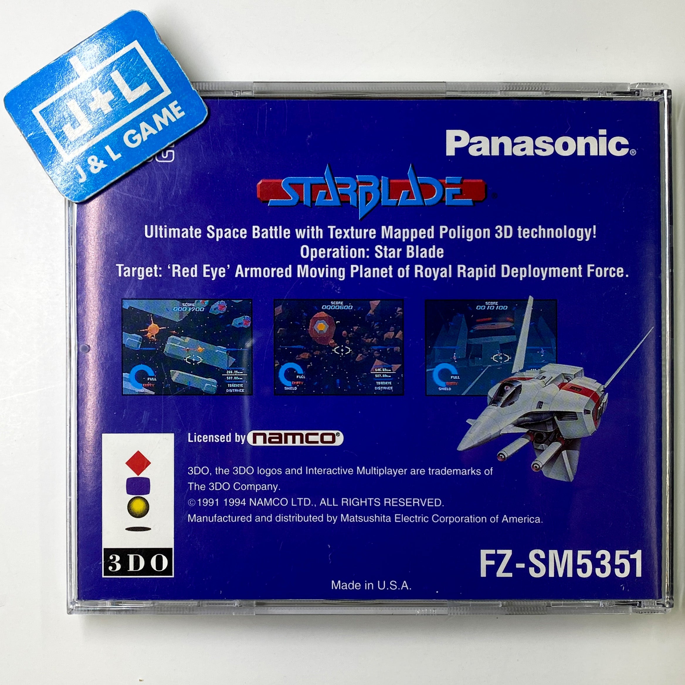 Starblade - 3DO Interactive Multiplayer  [Pre-Owned] Video Games Panasonic   