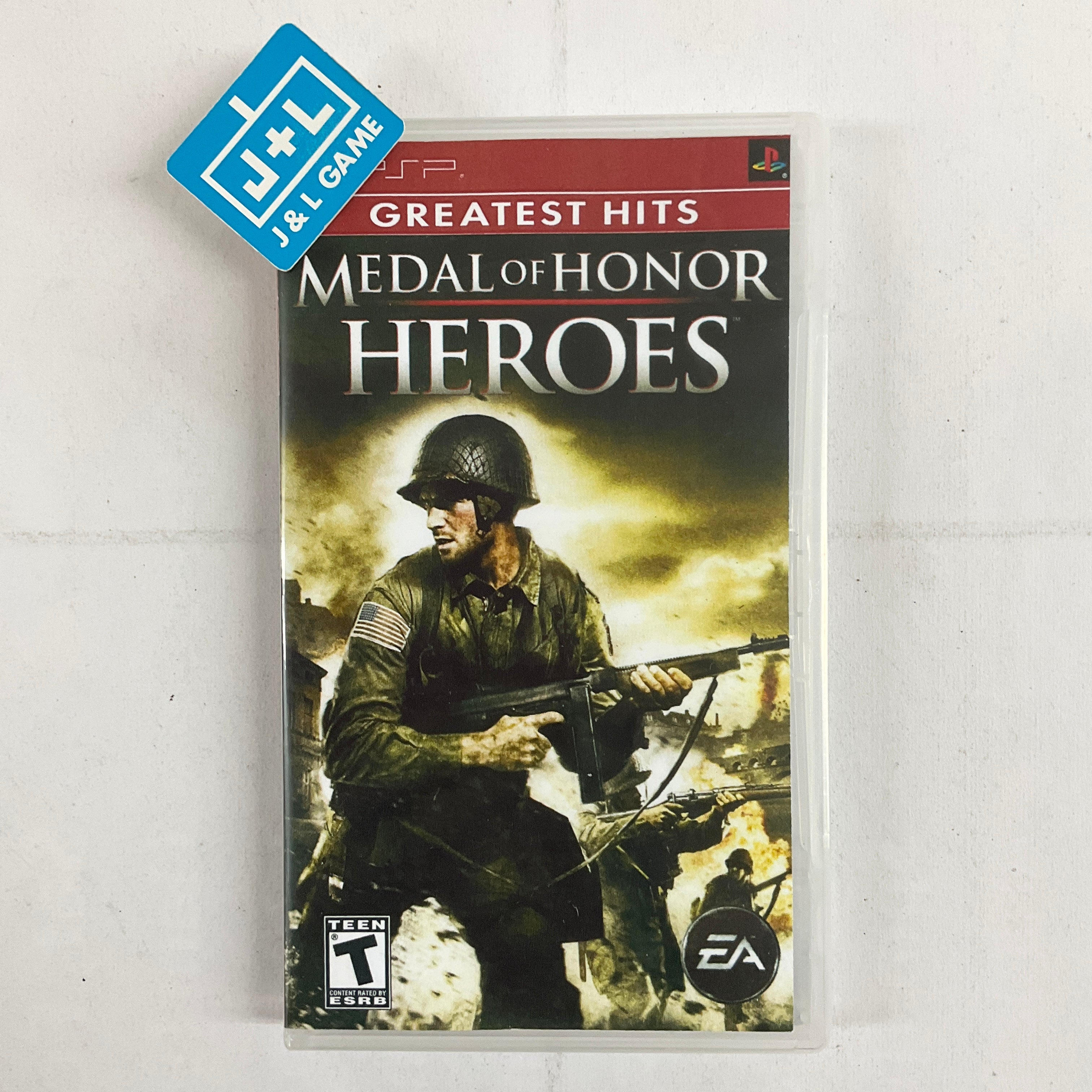 【新品】MEDAL OF HONOR HEROES メダル・オブ・オナー　PSP Amazon | メダル オブ オナー ヒーローズ - PSP | ゲームソフト