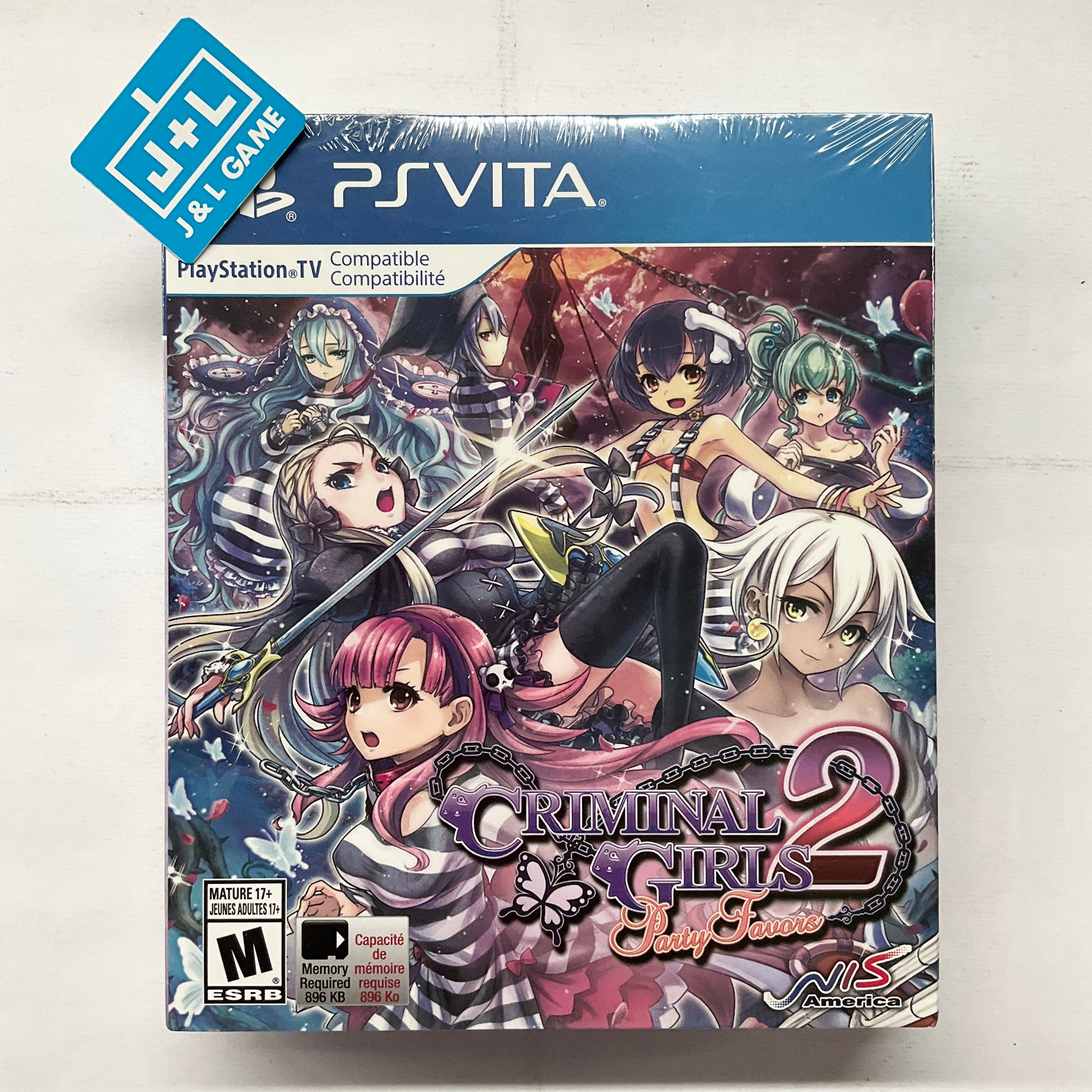 Criminal Girls 2: Party Favors Limited Edition - PlayStaion Vita Video Games J&L Video Games New York City