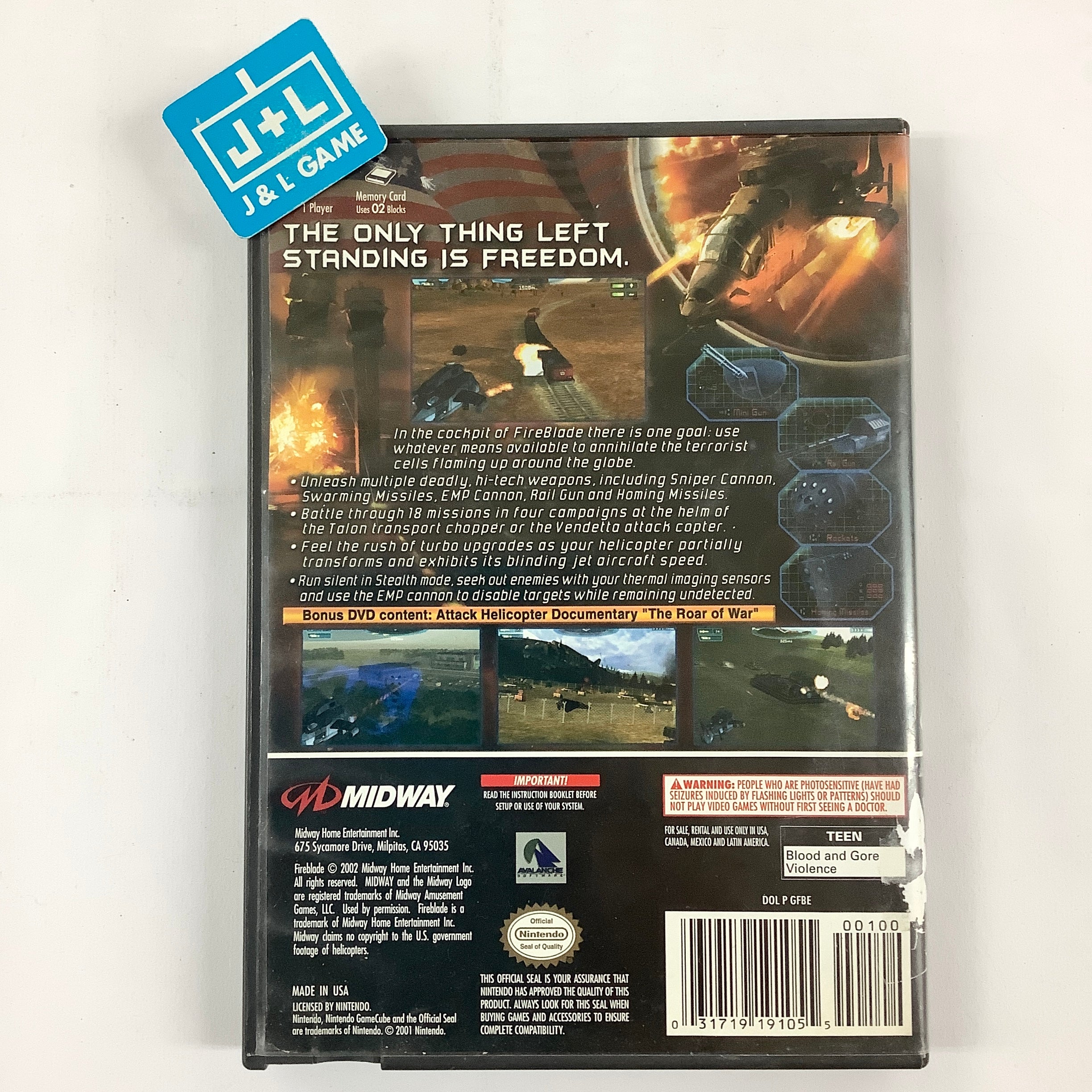 Fire Blade - (GC) GameCube [Pre-Owned] Video Games Midway   