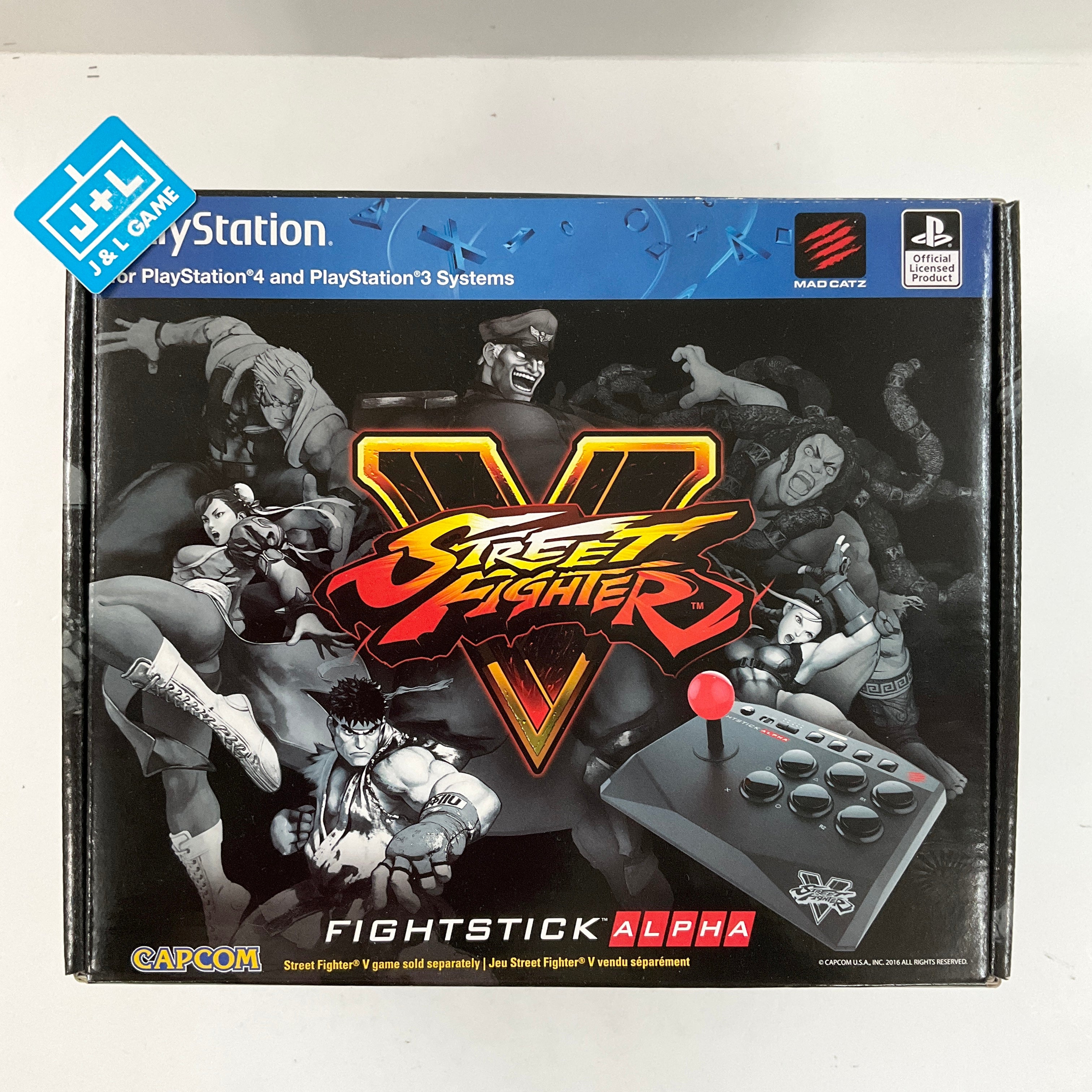 Mad Catz Street Fighter V Arcade FightStick Alpha - (PS4) PlayStation 4 / (PS3) PlayStation 3 Accessories Mad Catz   