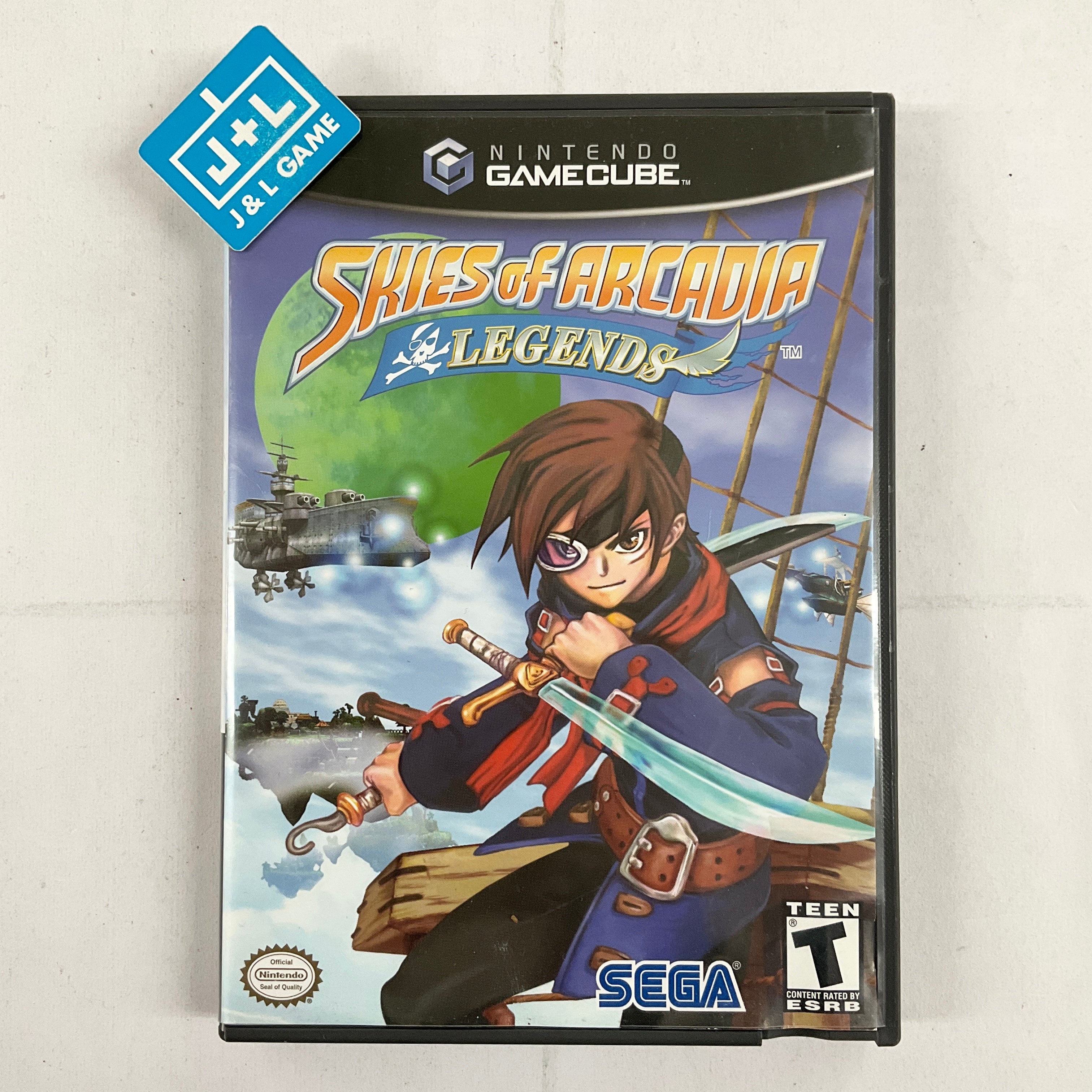 Manette GameCube Custom Skies Of Arcadia - Occasion En Bon état - Pour Rétrogaming Et Collection