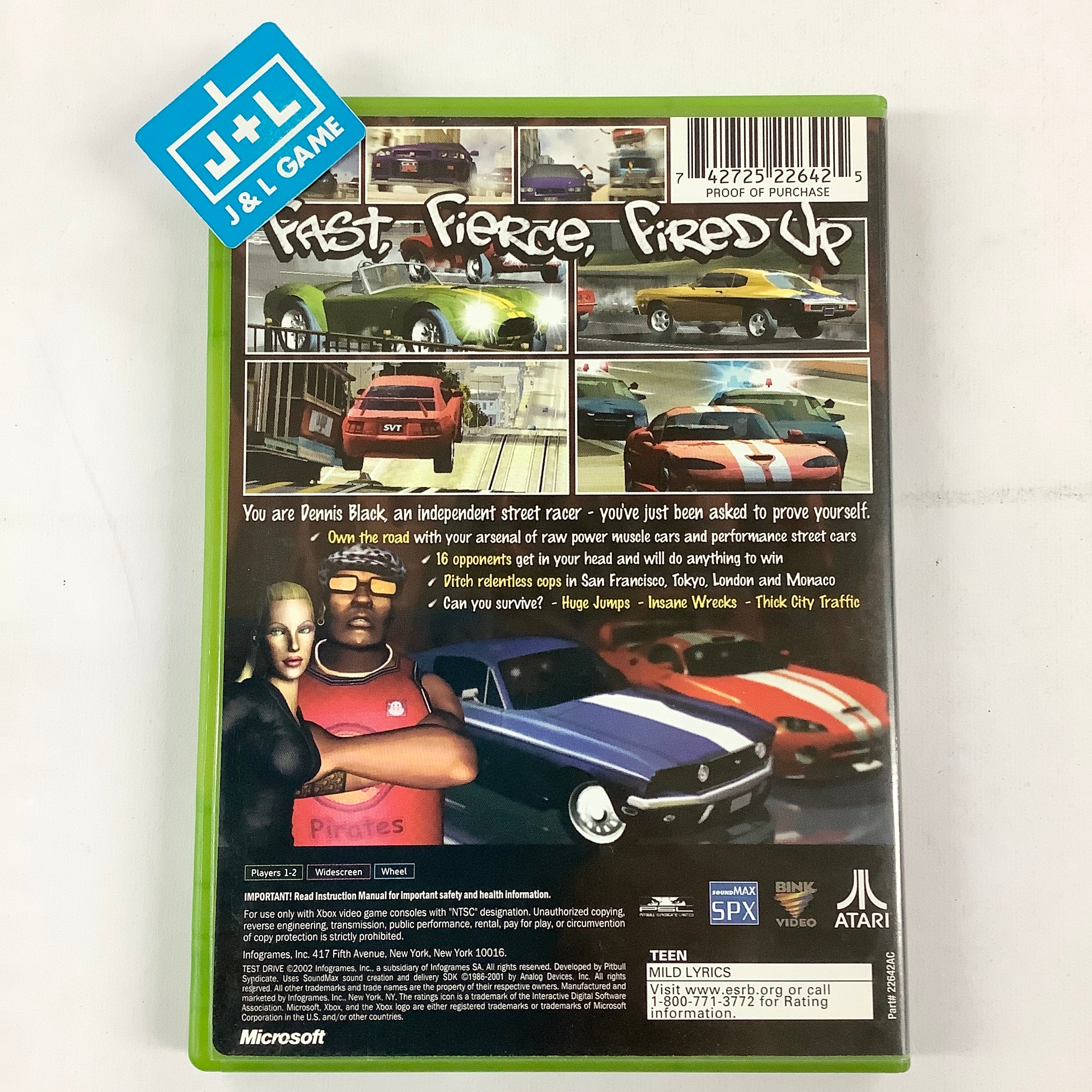 Test Drive - (XB) Xbox [Pre-Owned] Video Games Atari SA   