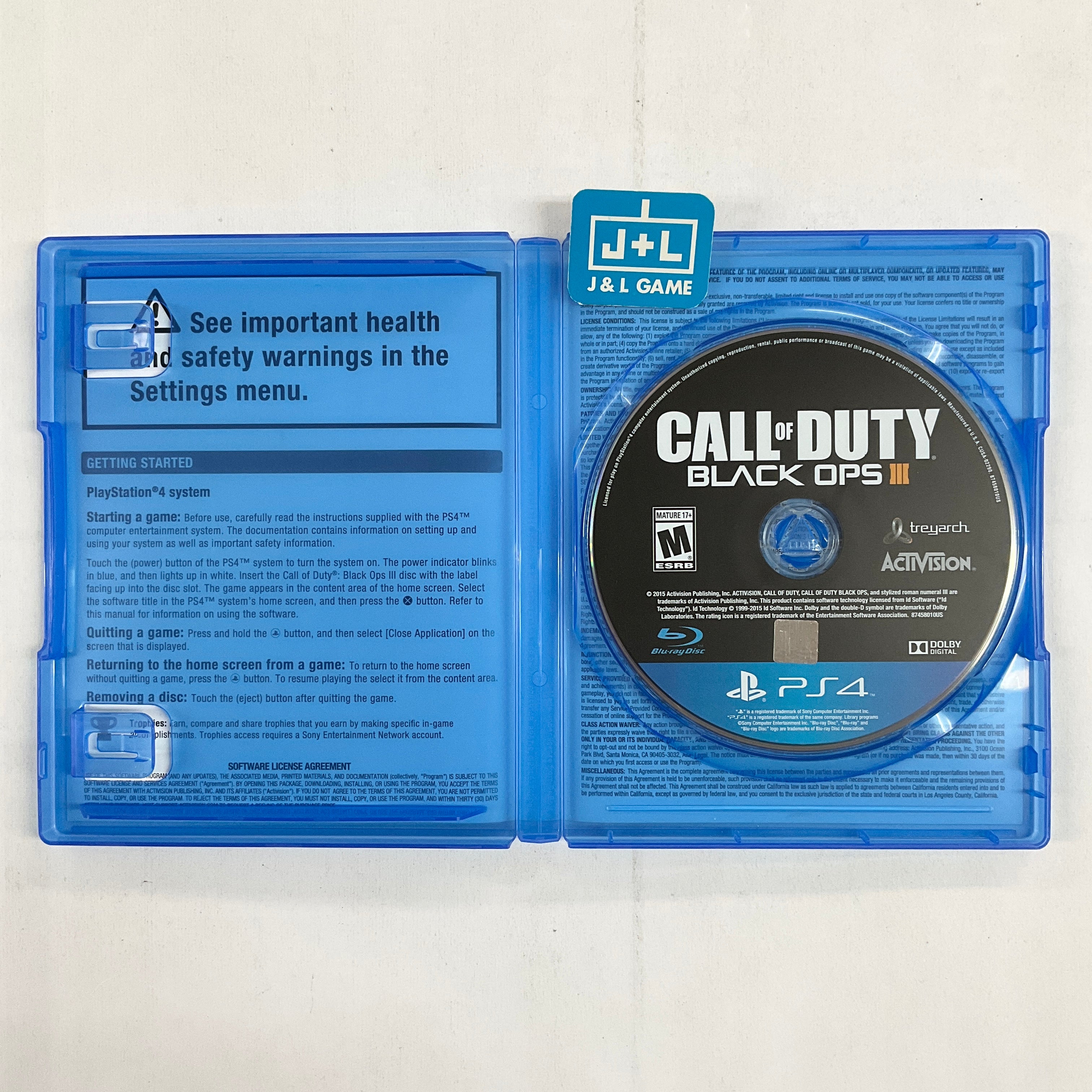 Call of Duty: Black Ops III - (PS4) PlayStation 4 [Pre-Owned] Video Games ACTIVISION   