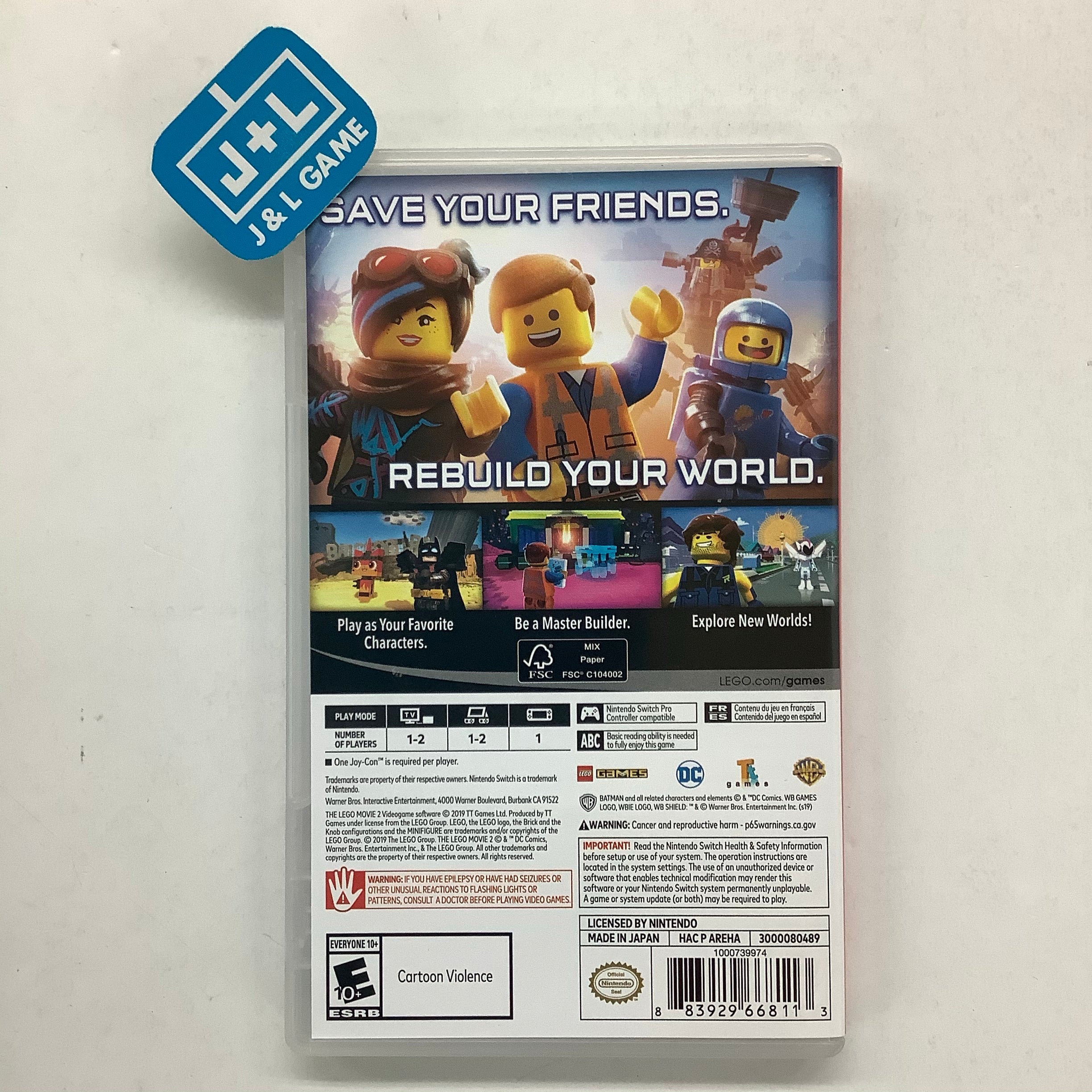 The LEGO Movie 2 Videogame - (NSW) Nintendo Switch [Pre-Owned] Video Games WB Games   
