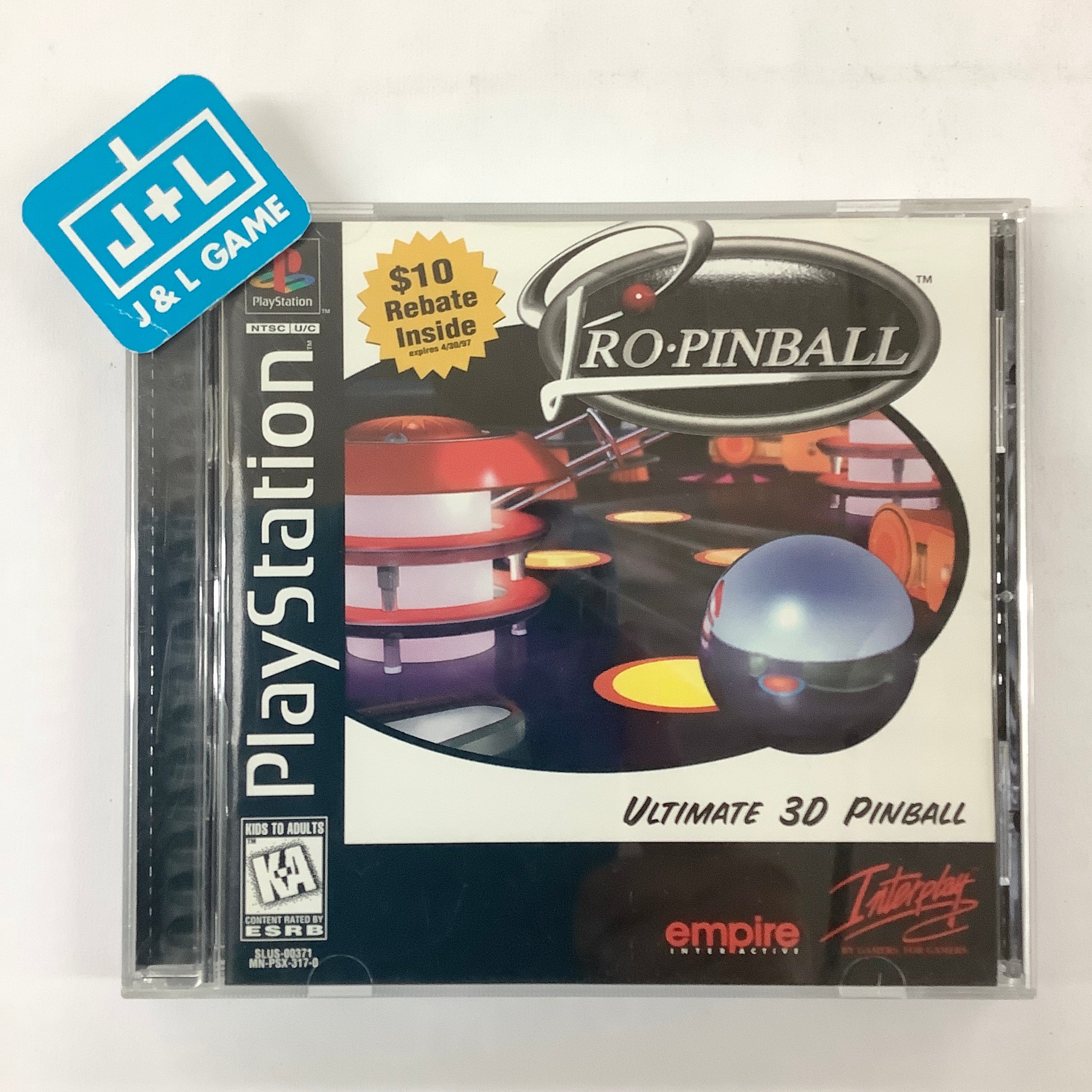 Pro Pinball - (PS1) PlayStation 1 [Pre-Owned] Video Games Interplay   