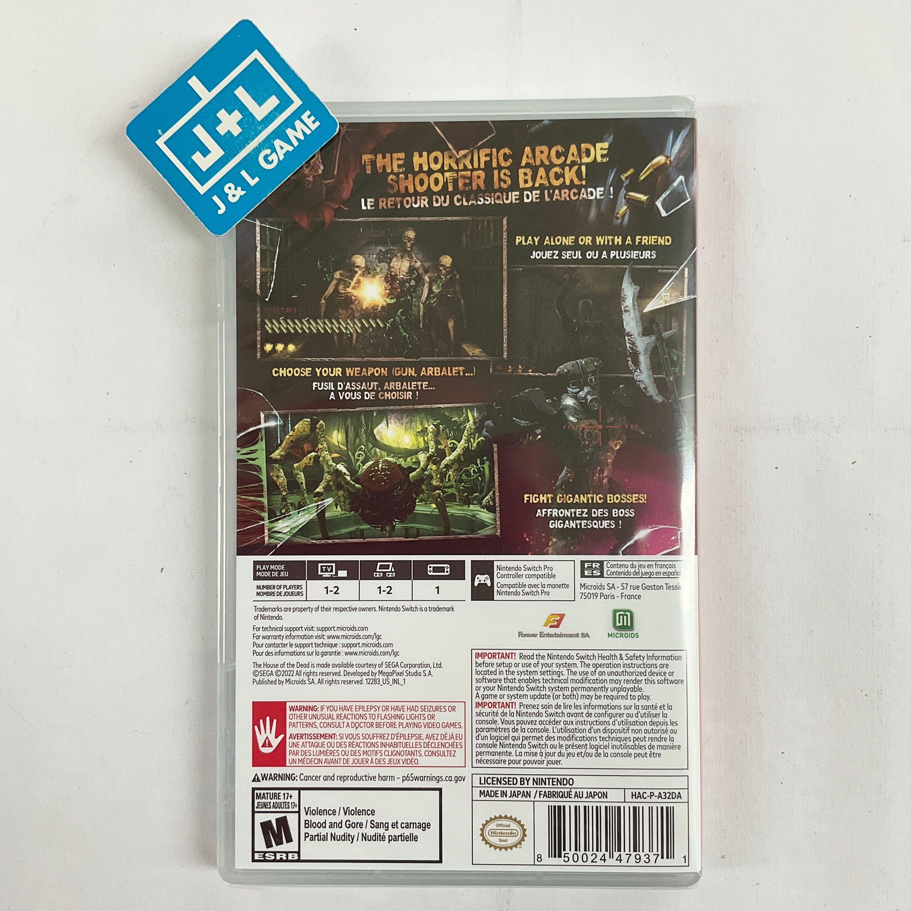 The House of the Dead: Remake - (NSW) Nintendo Switch Video Games Microids   