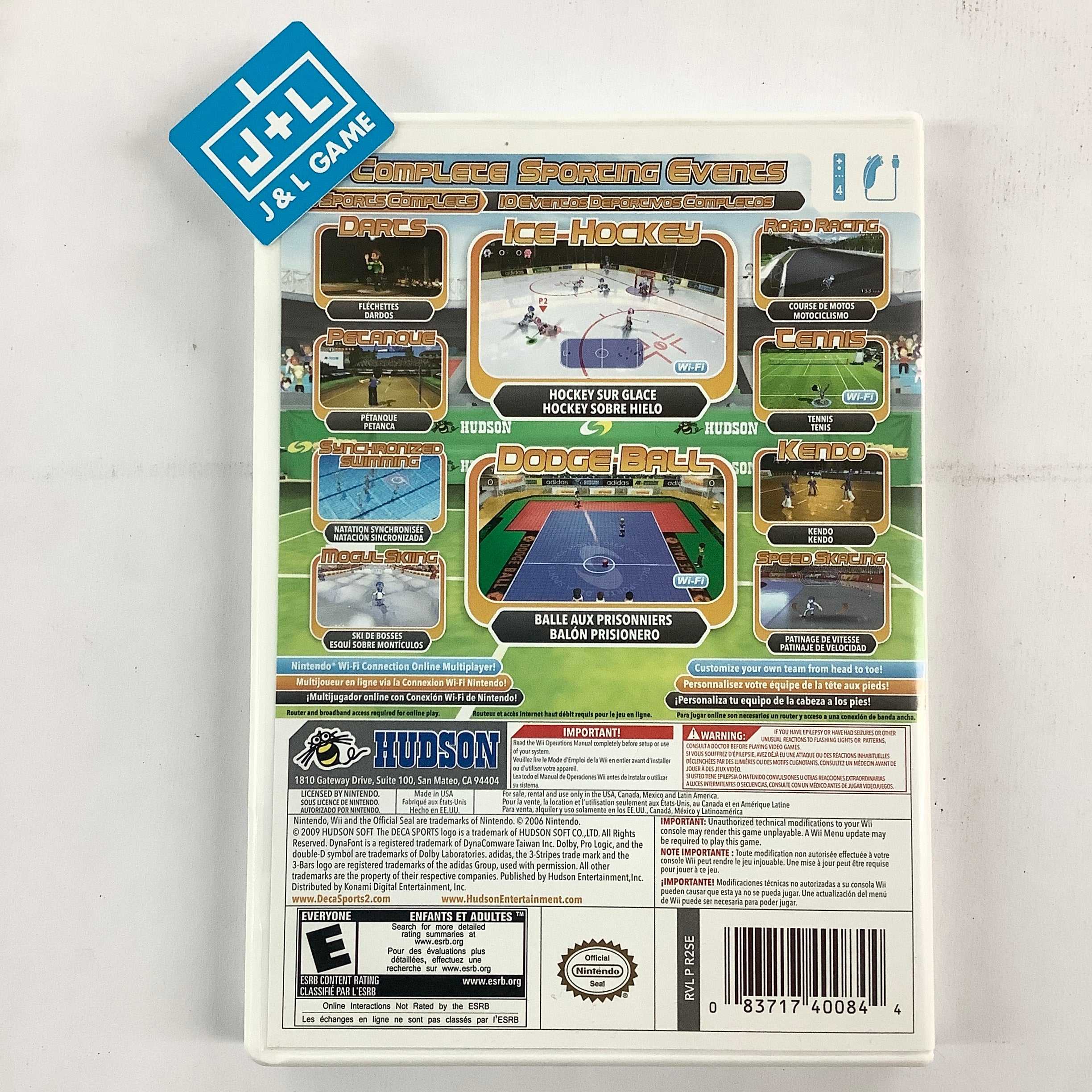Deca Sports 2 - Nintendo Wii [Pre-Owned] Video Games Hudson   