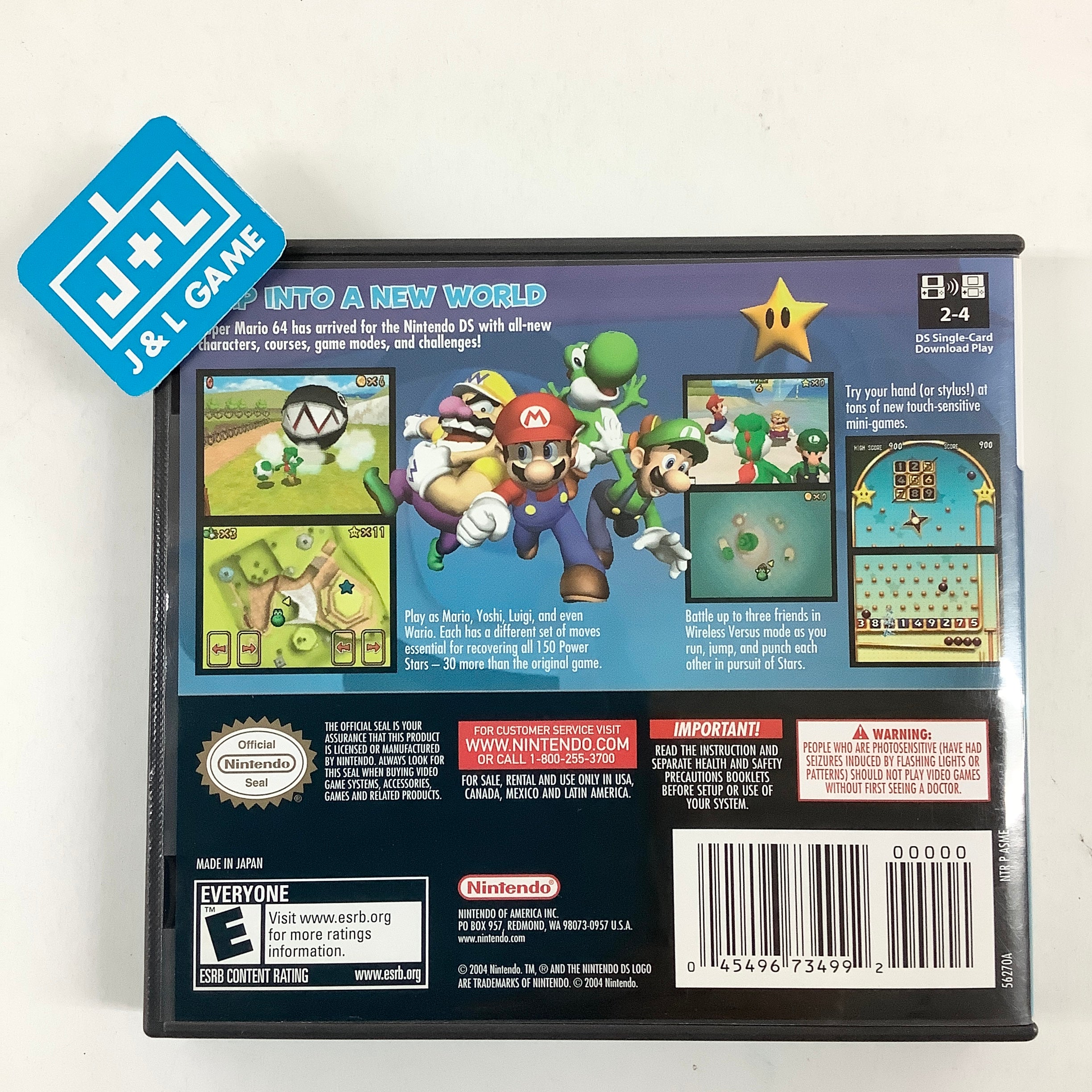 Super Mario 64 DS - (NDS) Nintendo DS [Pre-Owned] Video Games Nintendo   