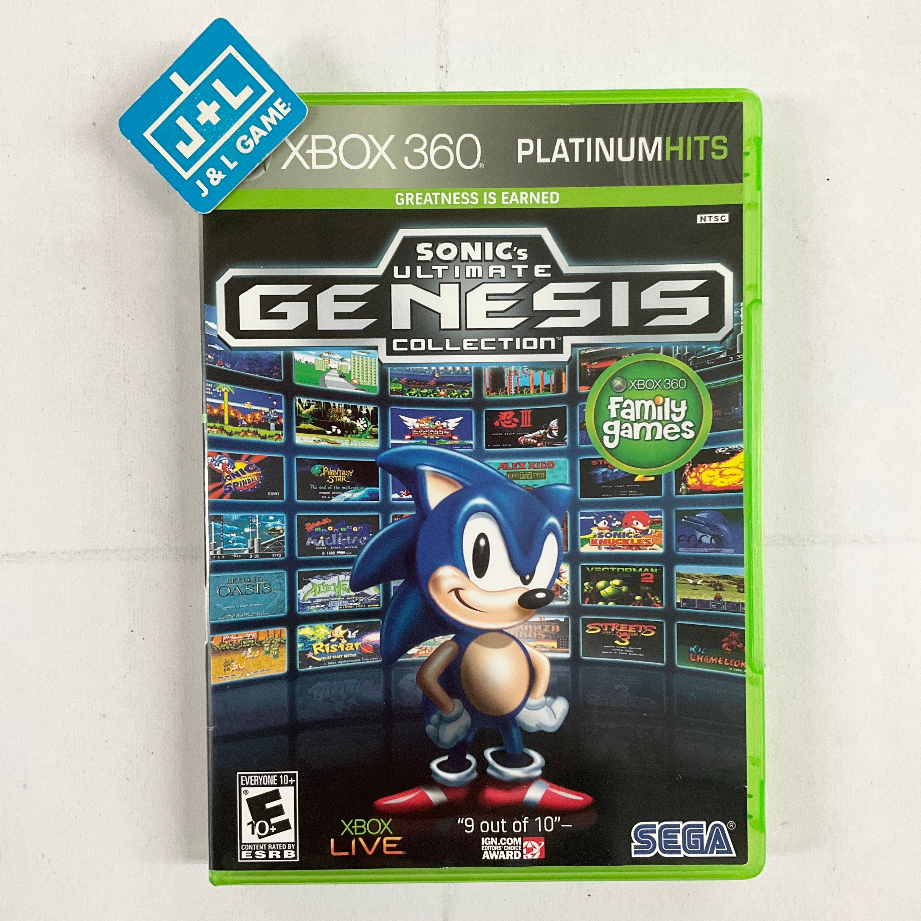 Sonic's Ultimate Genesis Collection (Platinum Hits) - Xbox 360 [Pre-Owned] Video Games Sega   