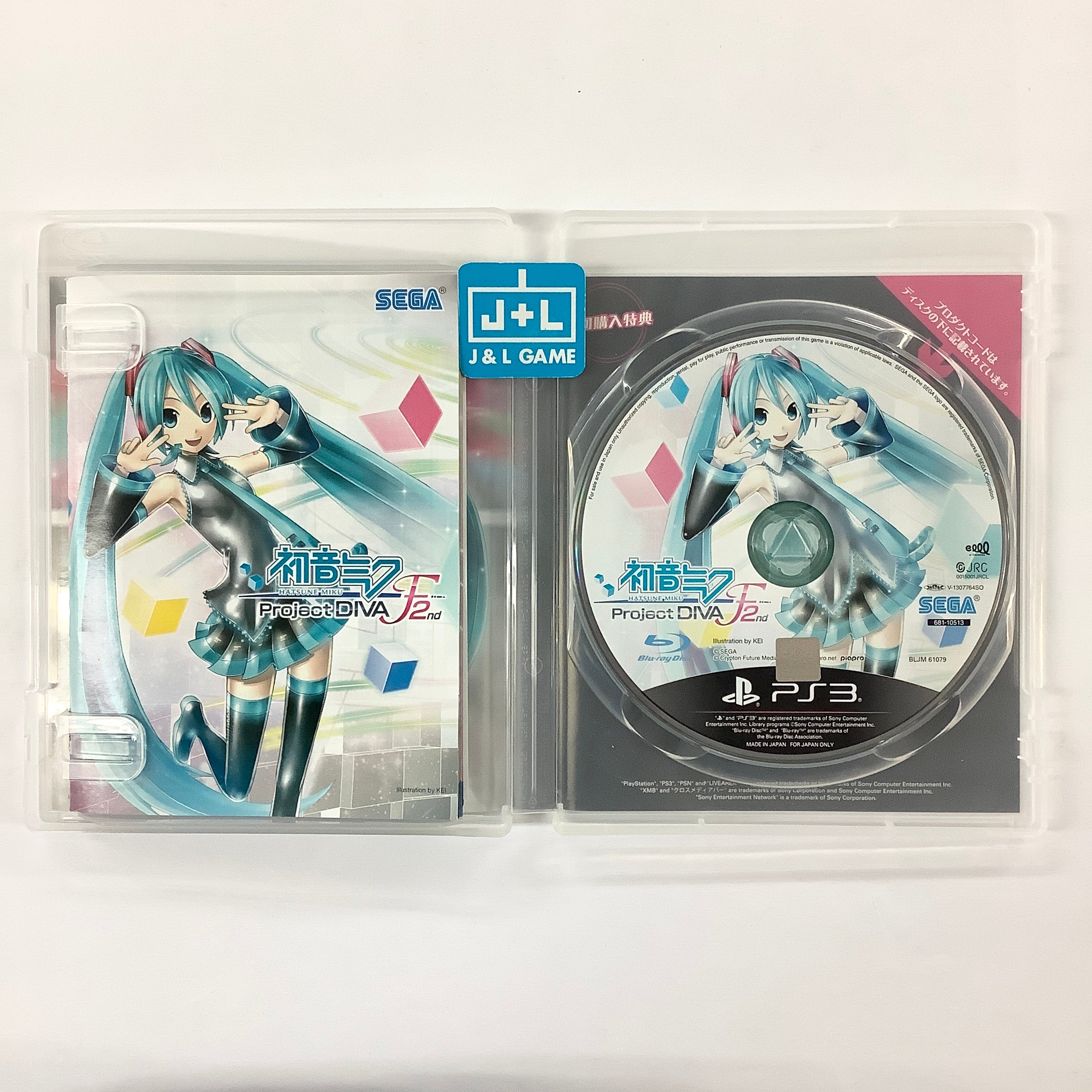 Hatsune Miku: Project Diva F 2nd - (PS3) PlayStation 3 [Pre-Owned] (Japanese Import) Video Games Sega   