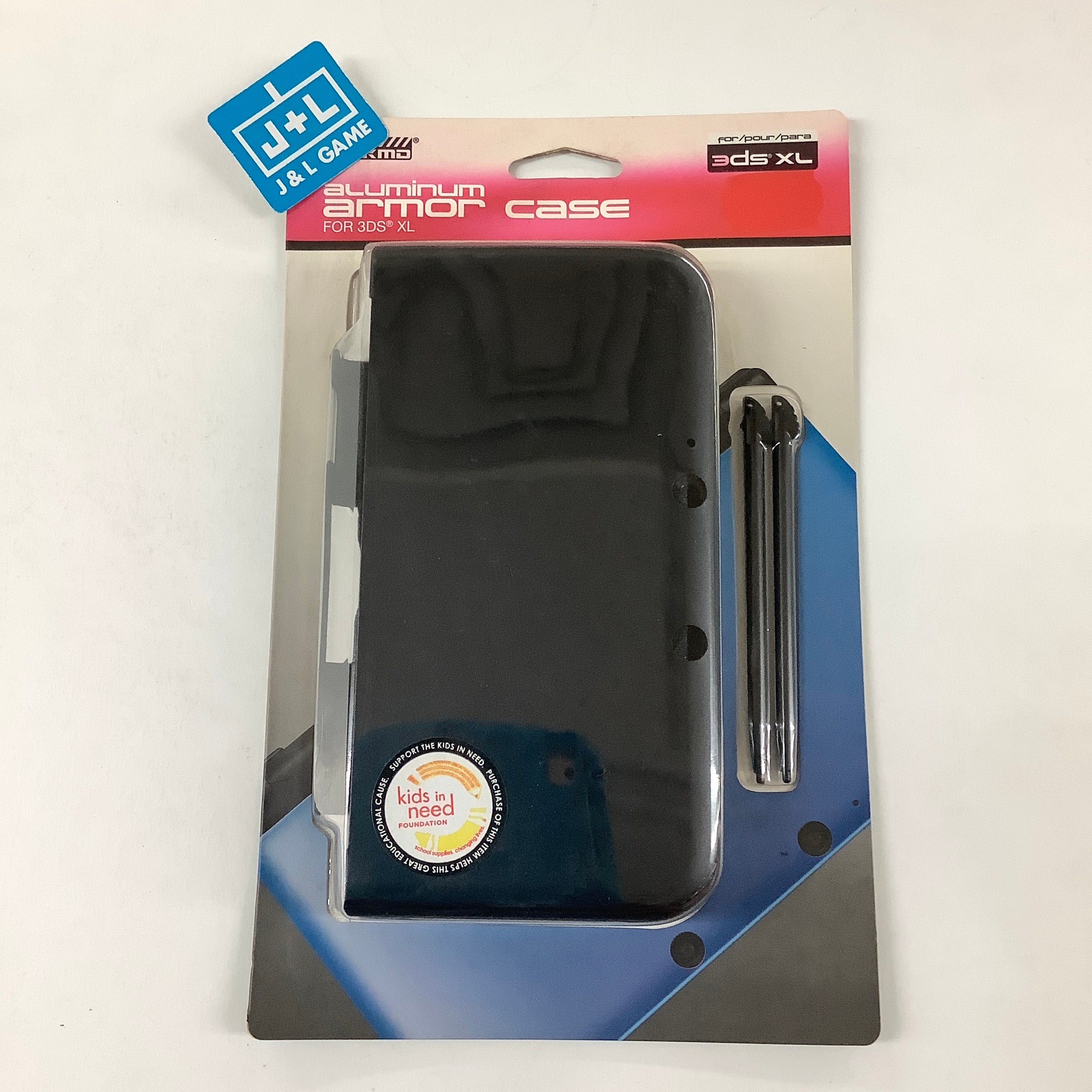 KMD Aluminum Armor Case for 3DS XL (Black) - Nintendo 3DS | J&L Game