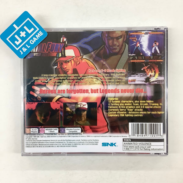 Fatal Fury Wild Ambition Prices Playstation