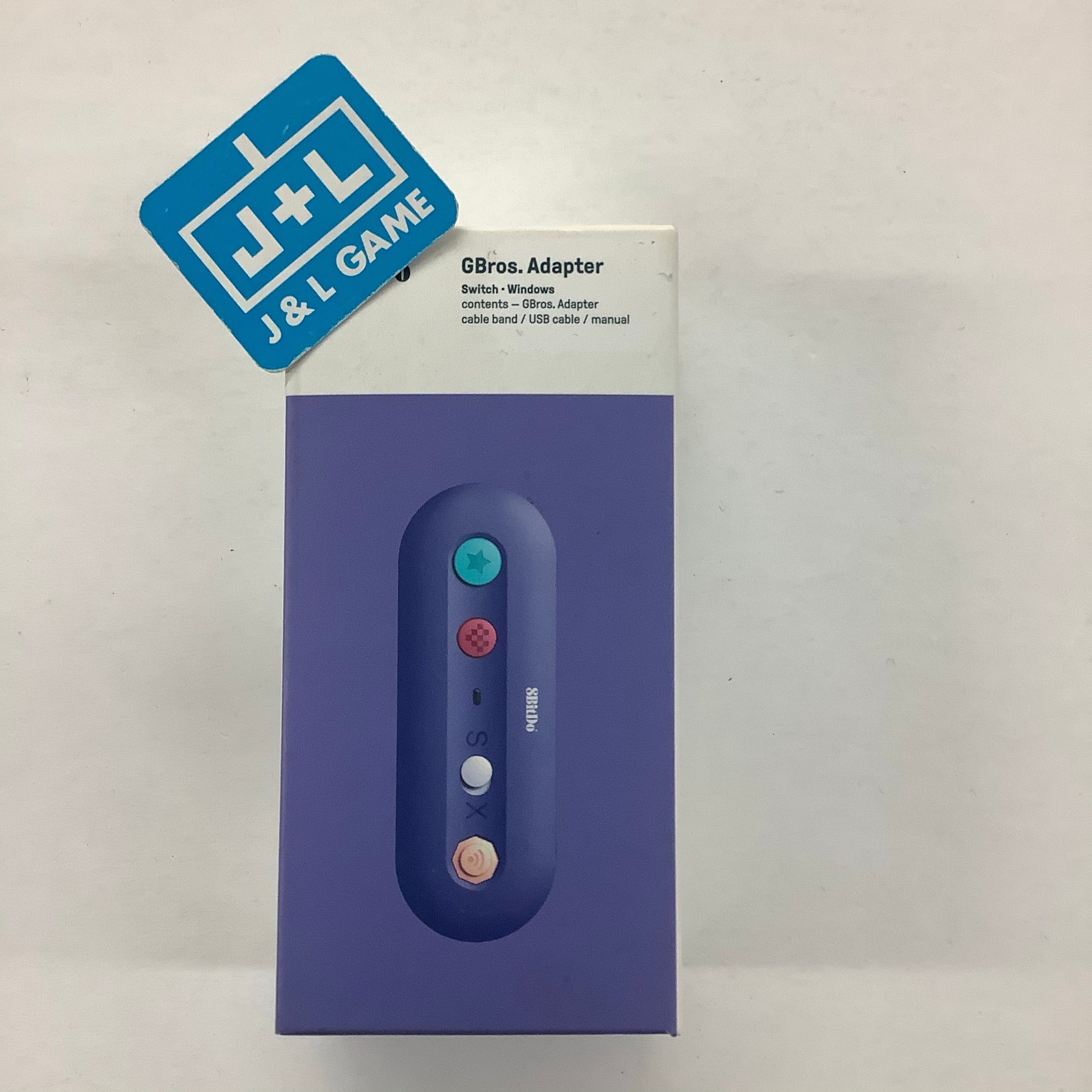 8Bitdo Gbros. Wireless Adapter for Nintendo Switch (Works with Wired GameCube & Classic Edition Controllers) - (NSW) Nintendo Switch Accessories 8Bitdo   