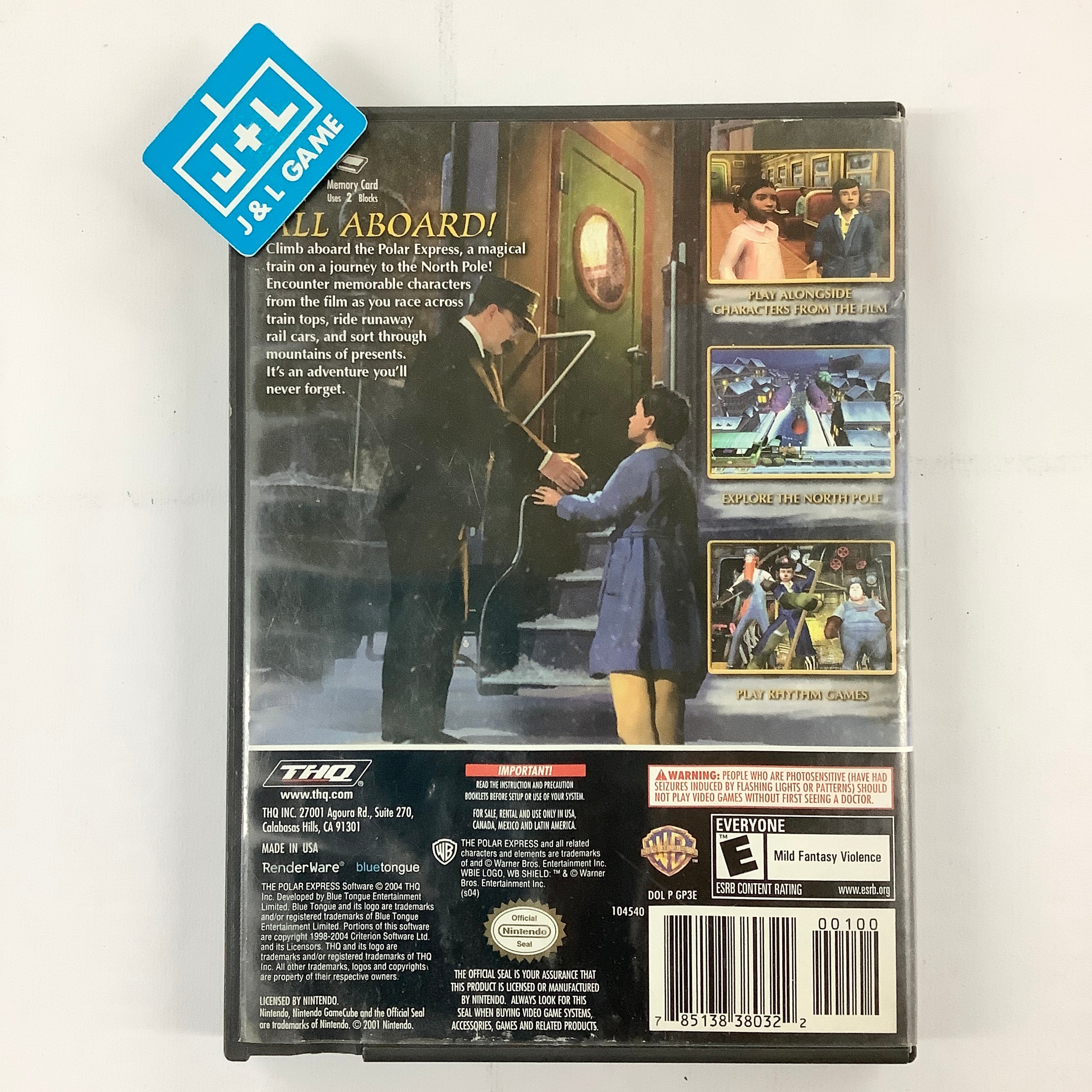 The Polar Express - (GC) GameCube [Pre-Owned] Video Games THQ   