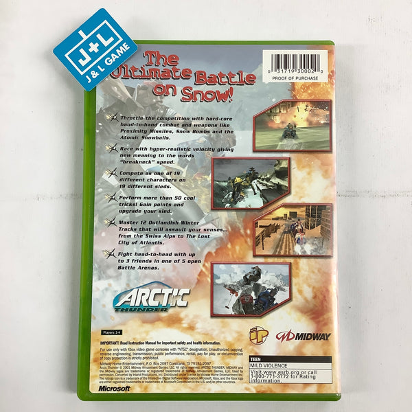 Arctic Thunder (Sony PlayStation 2, 2001) for sale online