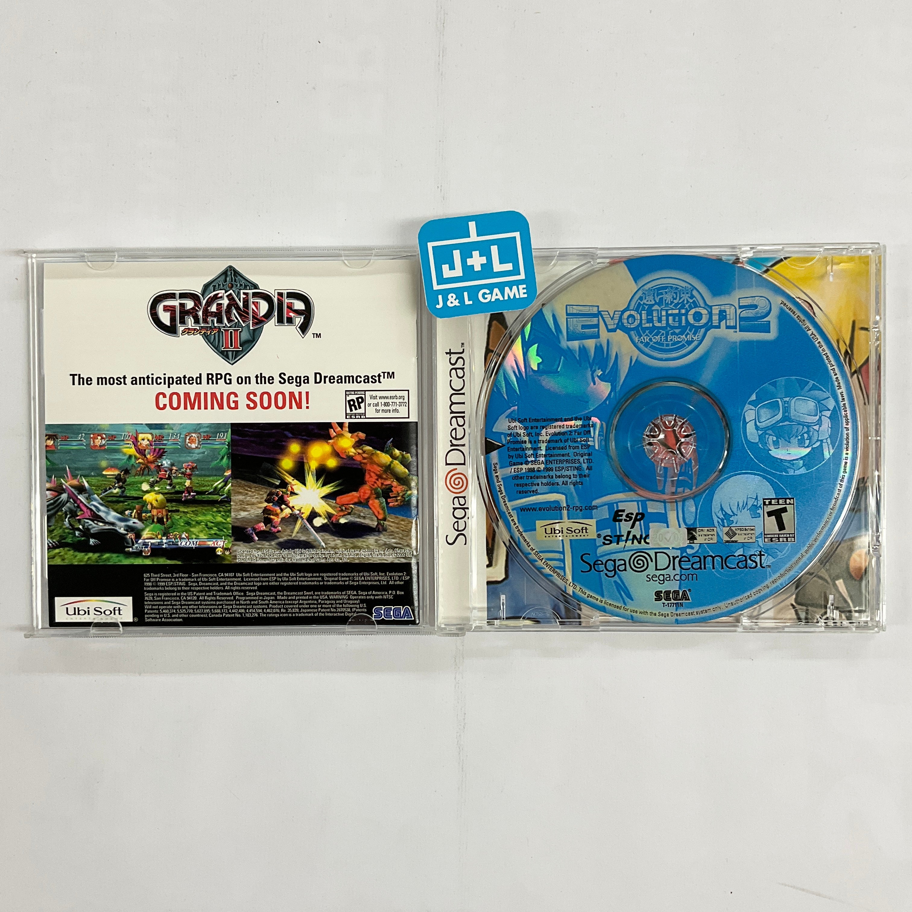 Evolution 2: Far Off Promise - (DC) SEGA Dreamcast [Pre-Owned] Video Games Ubisoft   