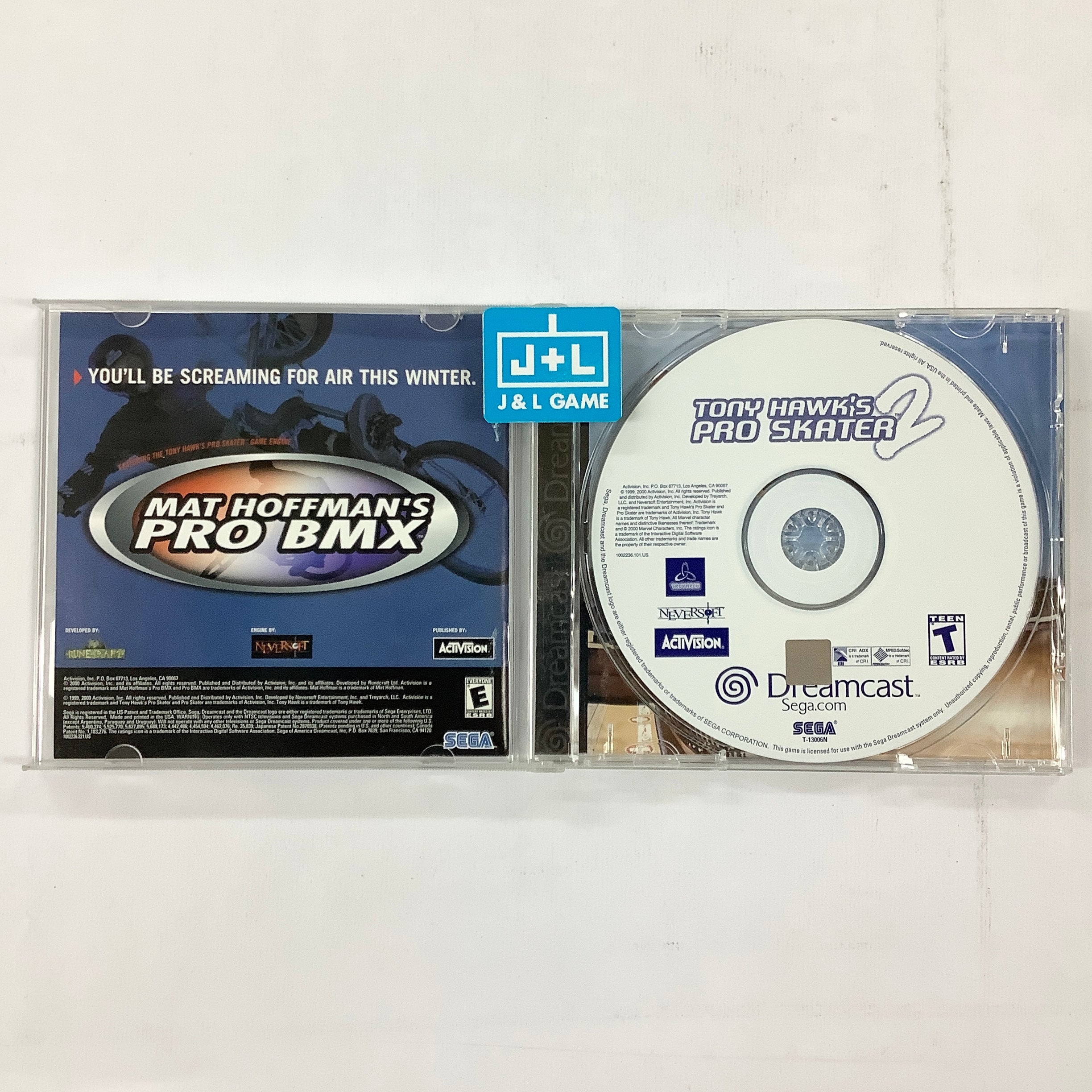 Tony Hawk's Pro Skater 2 - (DC) SEGA Dreamcast [Pre-Owned] Video Games Activision   