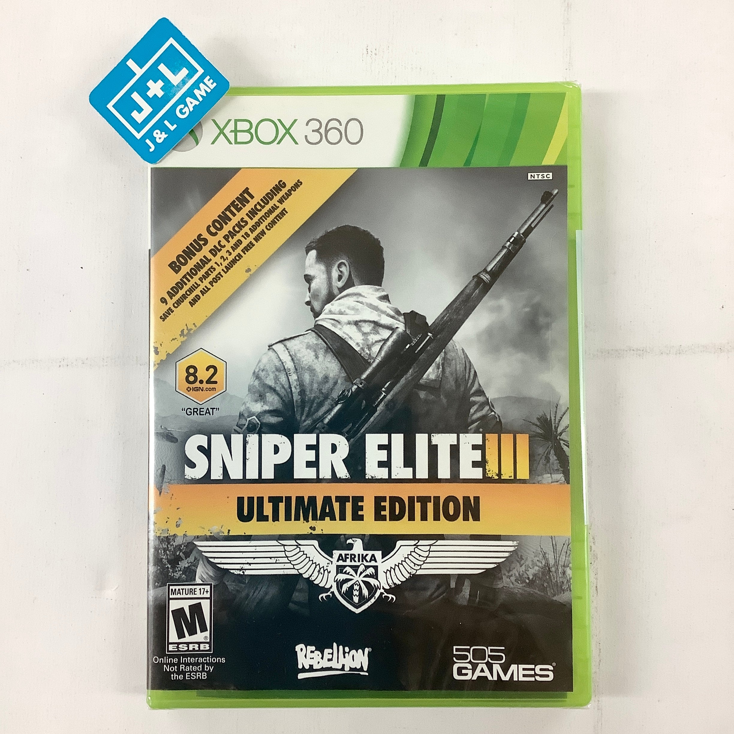 Sniper Elite III (Ultimate Edition) - Xbox 360 Video Games 505 Games   