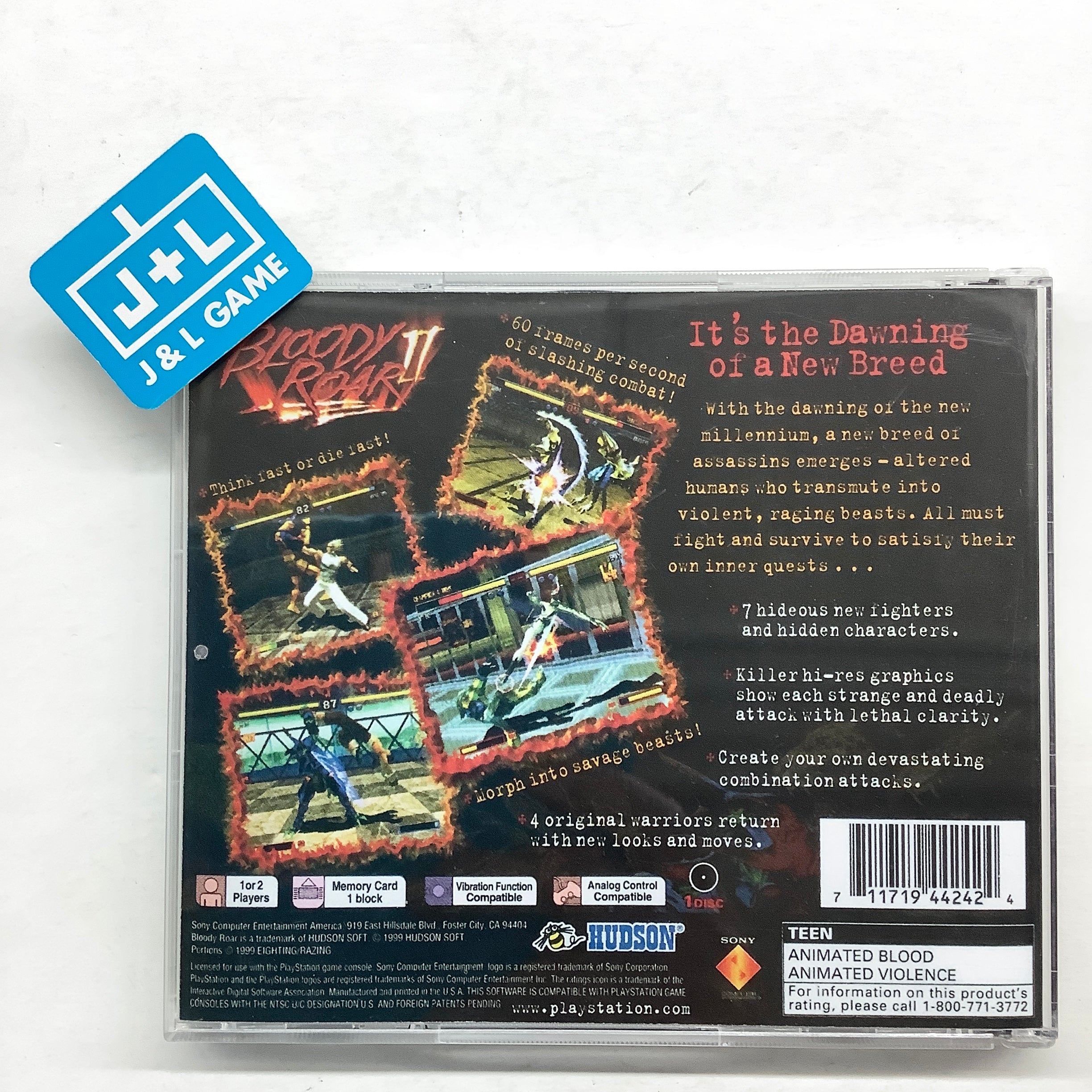 Bloody Roar II - (PS1) PlayStation 1 [Pre-Owned] Video Games SCEA   