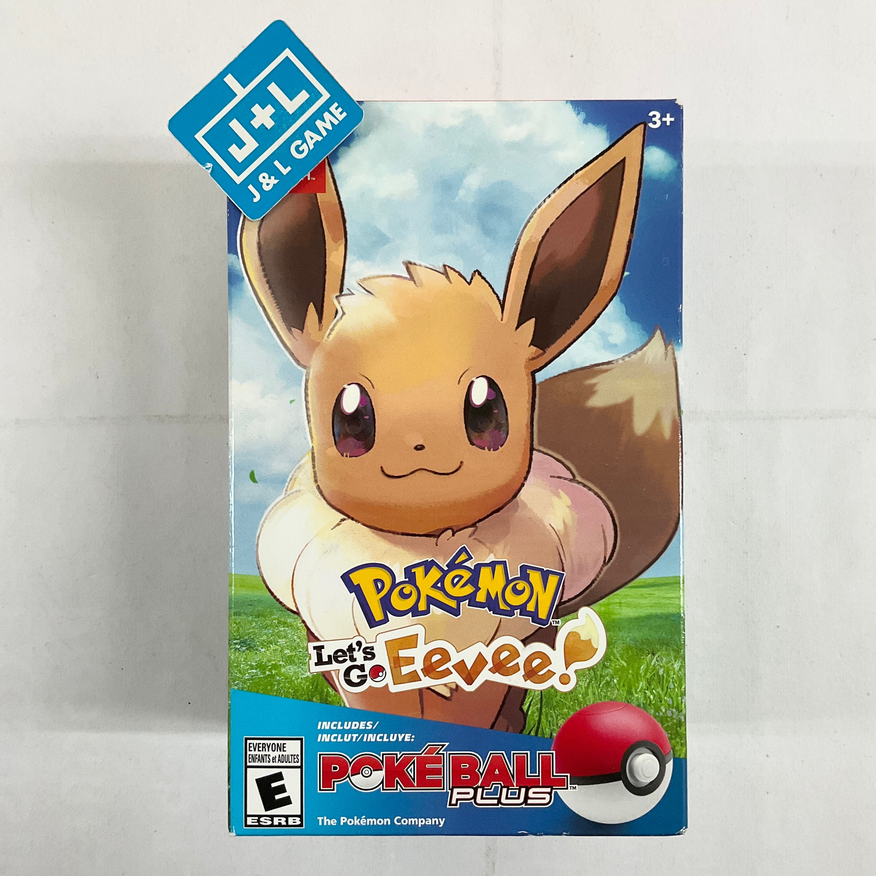 Pokémon: Let’s Go, Eevee! + Poké Ball Plus Pack - (NSW) Nintendo Switch Video Games Nintendo