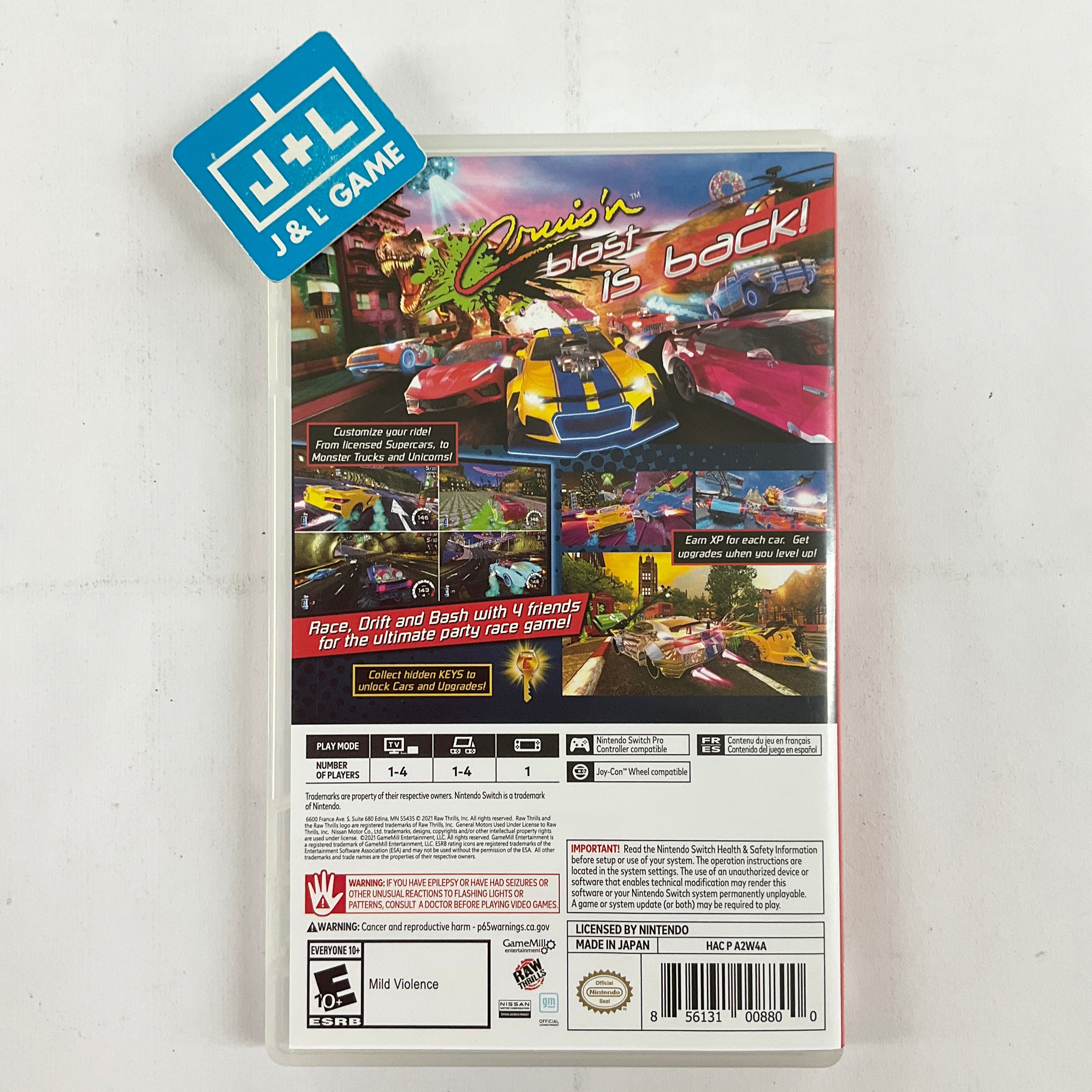 Cruis'n Blast - (NSW) Nintendo Switch [Pre-Owned] Video Games GameMill Entertainment   