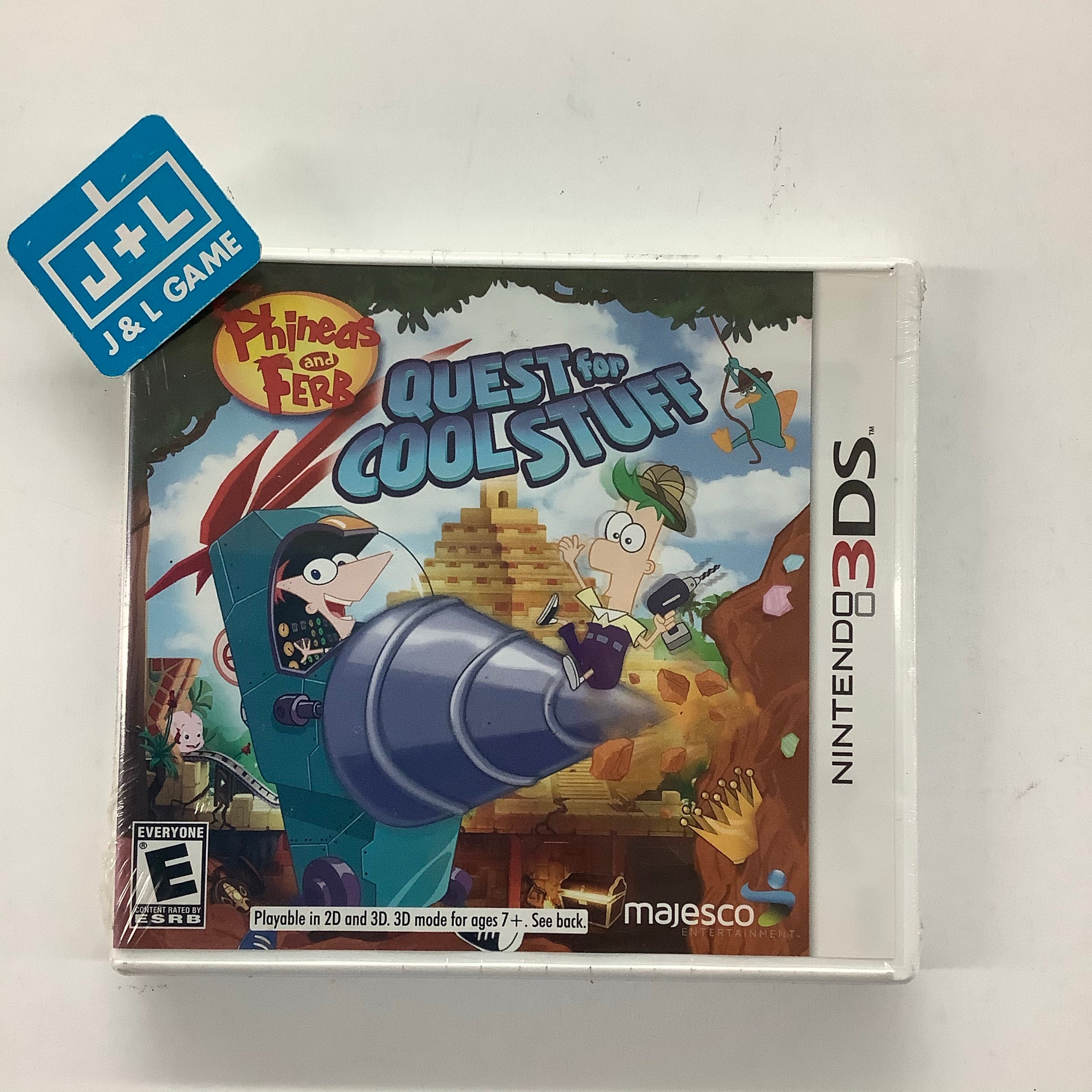 Phineas and Ferb: Quest for Cool Stuff - Nintendo 3DS Video Games Majesco