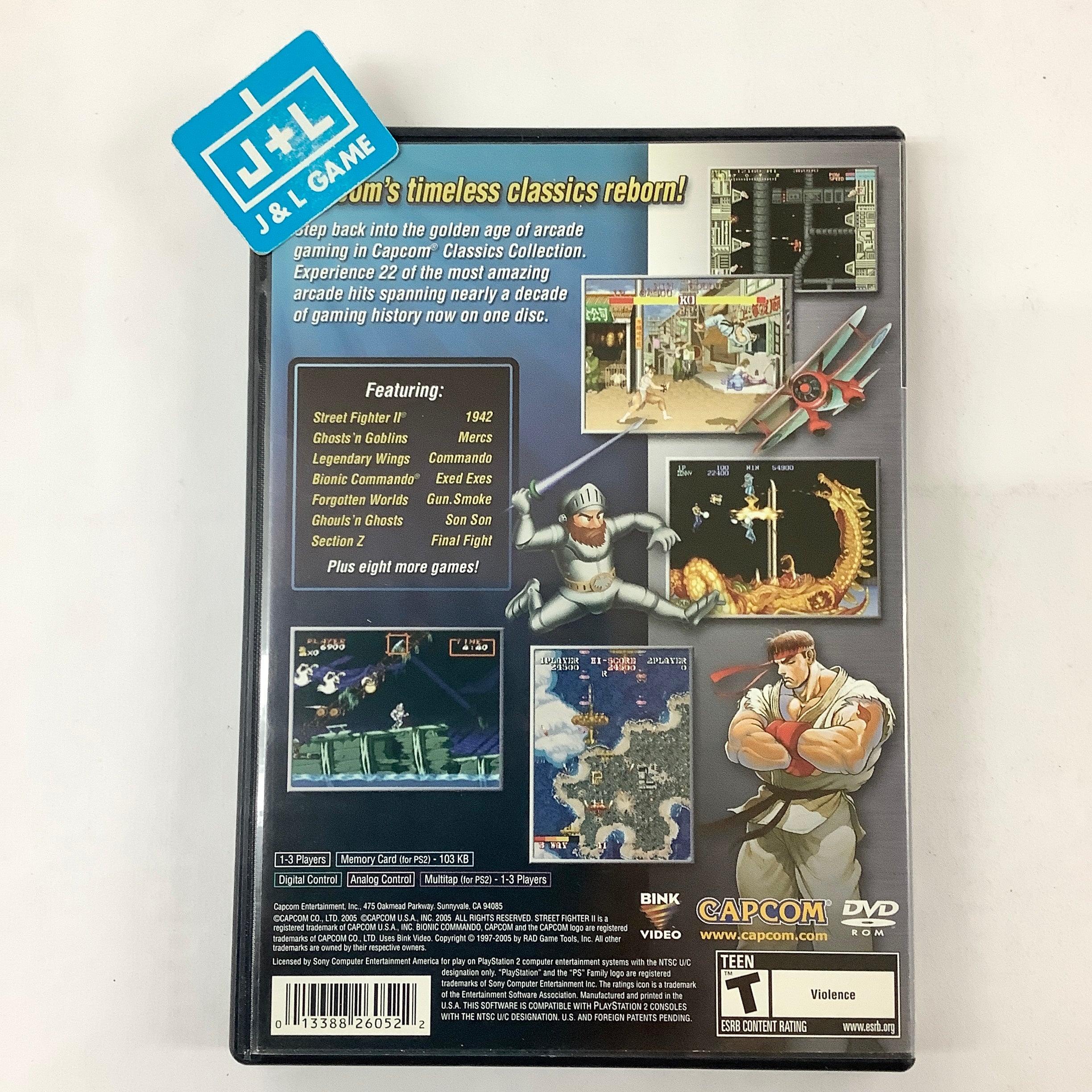 Capcom Classics Collection - (PS2) PlayStation 2 [Pre-Owned] Video Games Capcom   